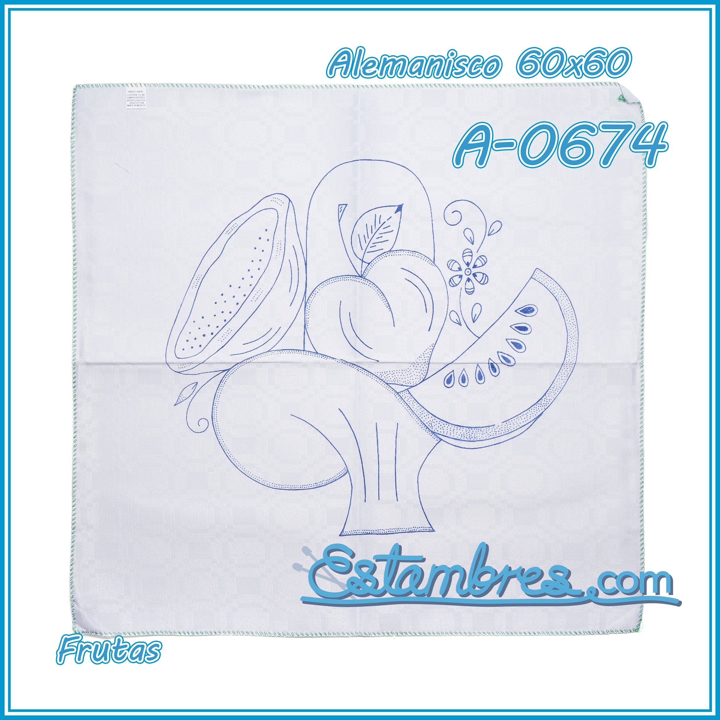 FRUTAS - Alemanisco [60x60cm]