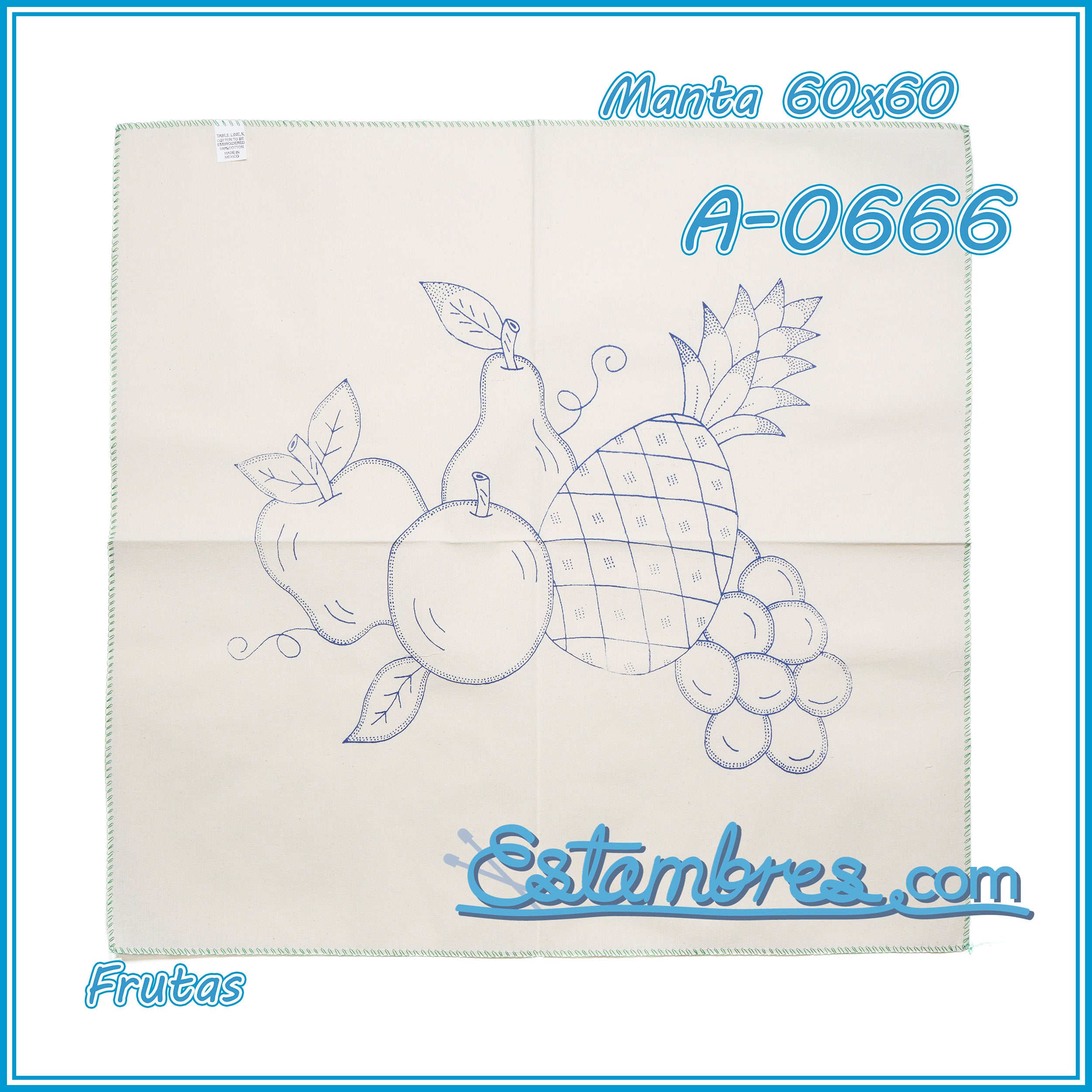 FRUTAS - Manta [60x60cm]