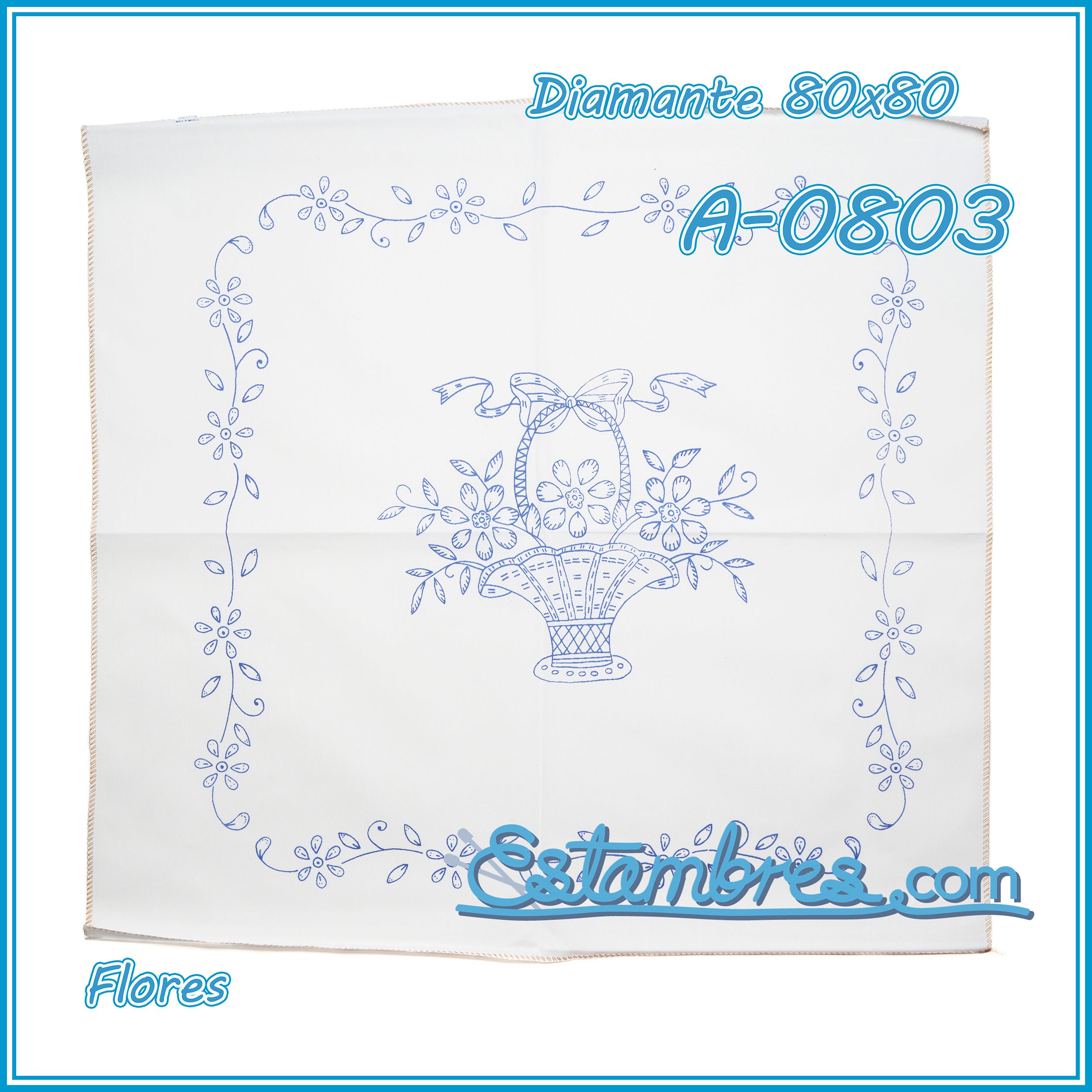 FLORES - Diamante [80x80cm]