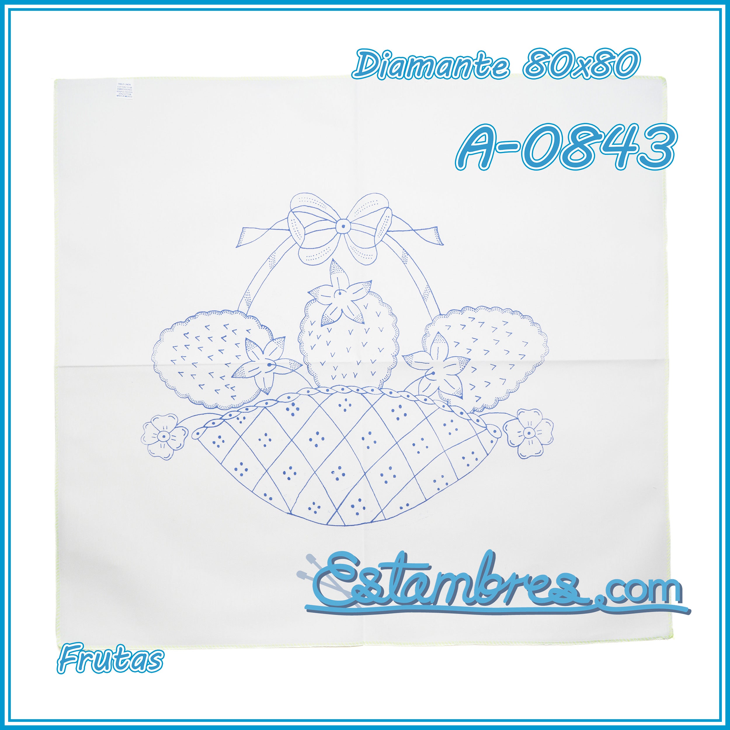 FRUTAS - Diamante [80x80cm]