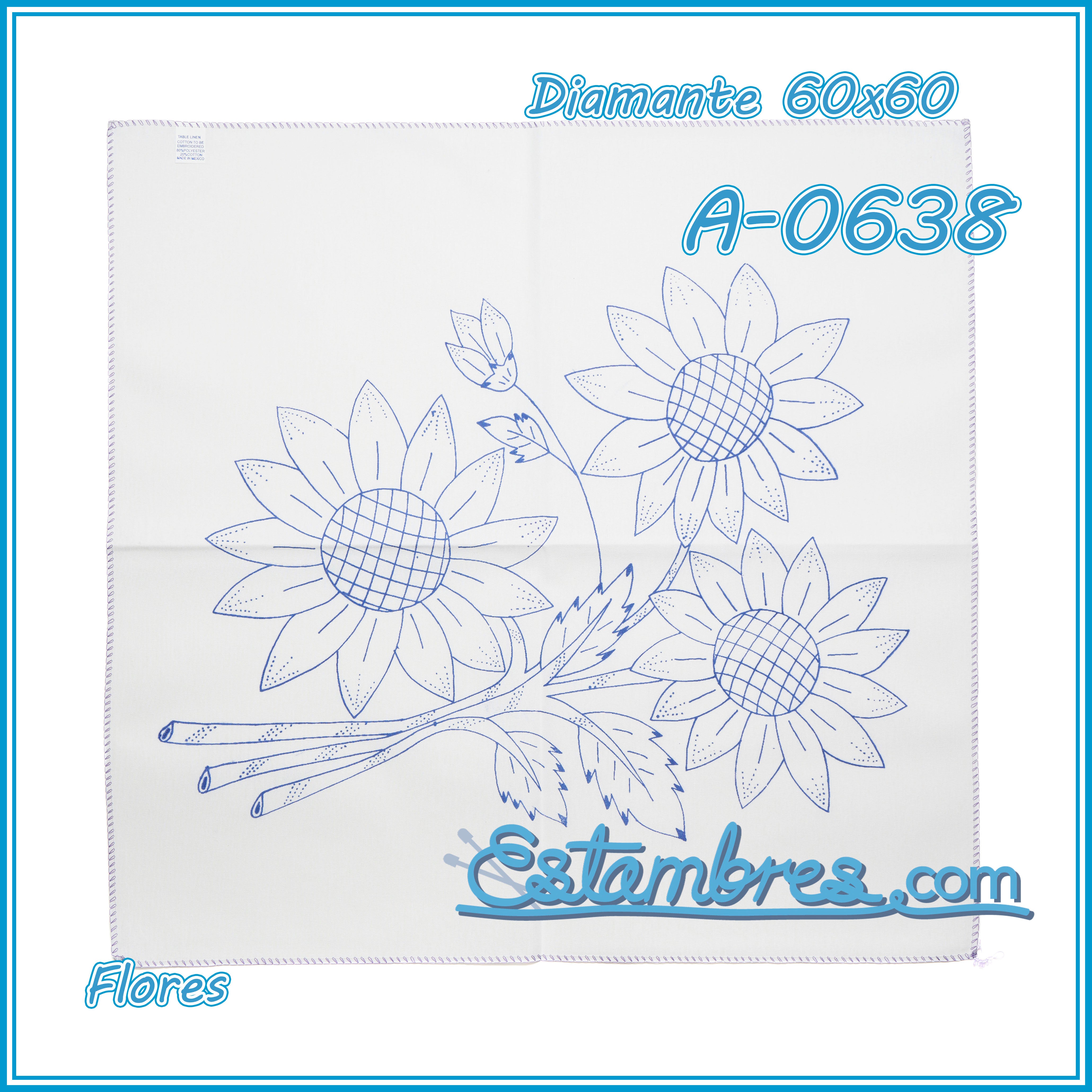 FLORES - Diamante [60x60cm]