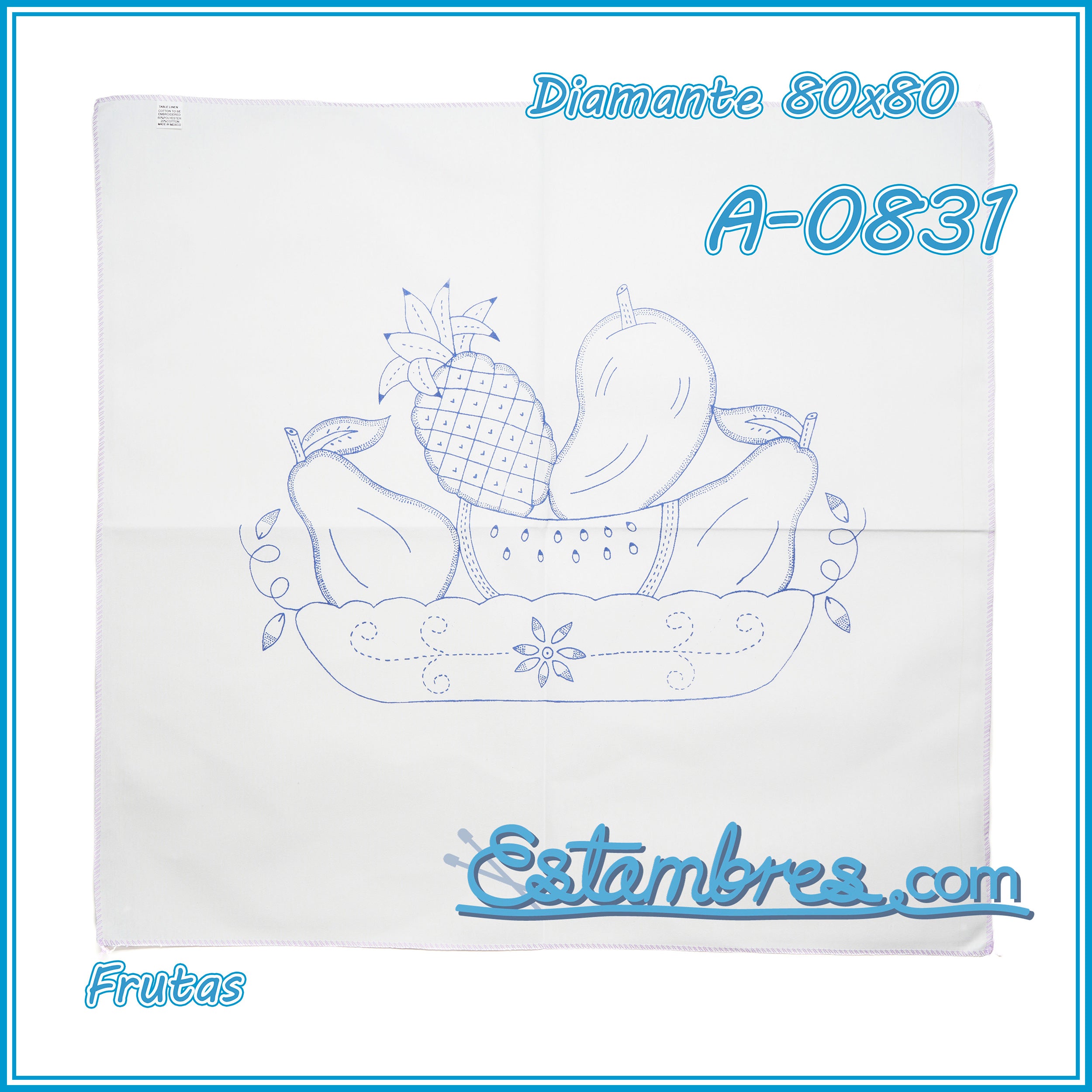 FRUTAS - Diamante [80x80cm]