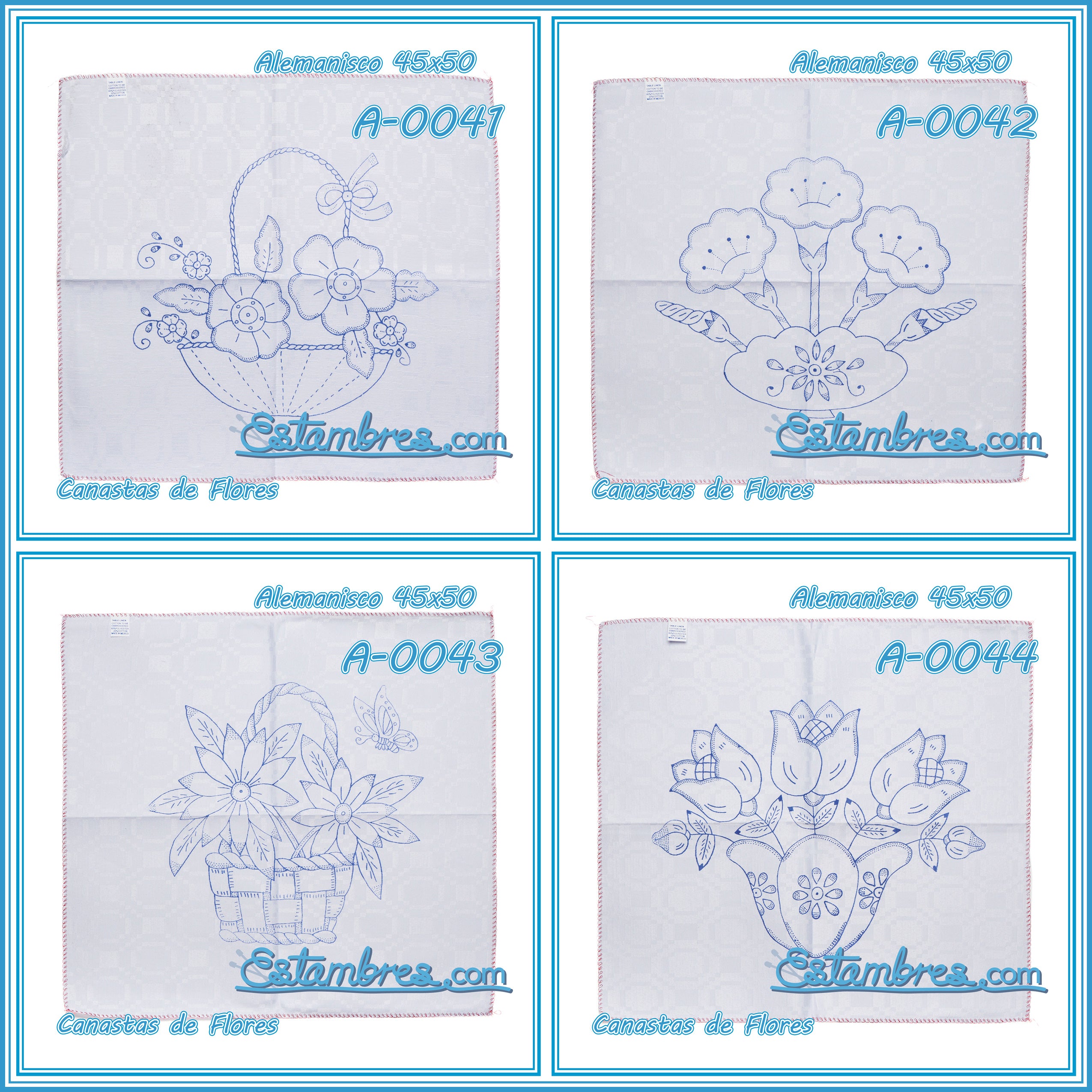 CANASTAS de FLORES - Alemanisco [45x50cm]