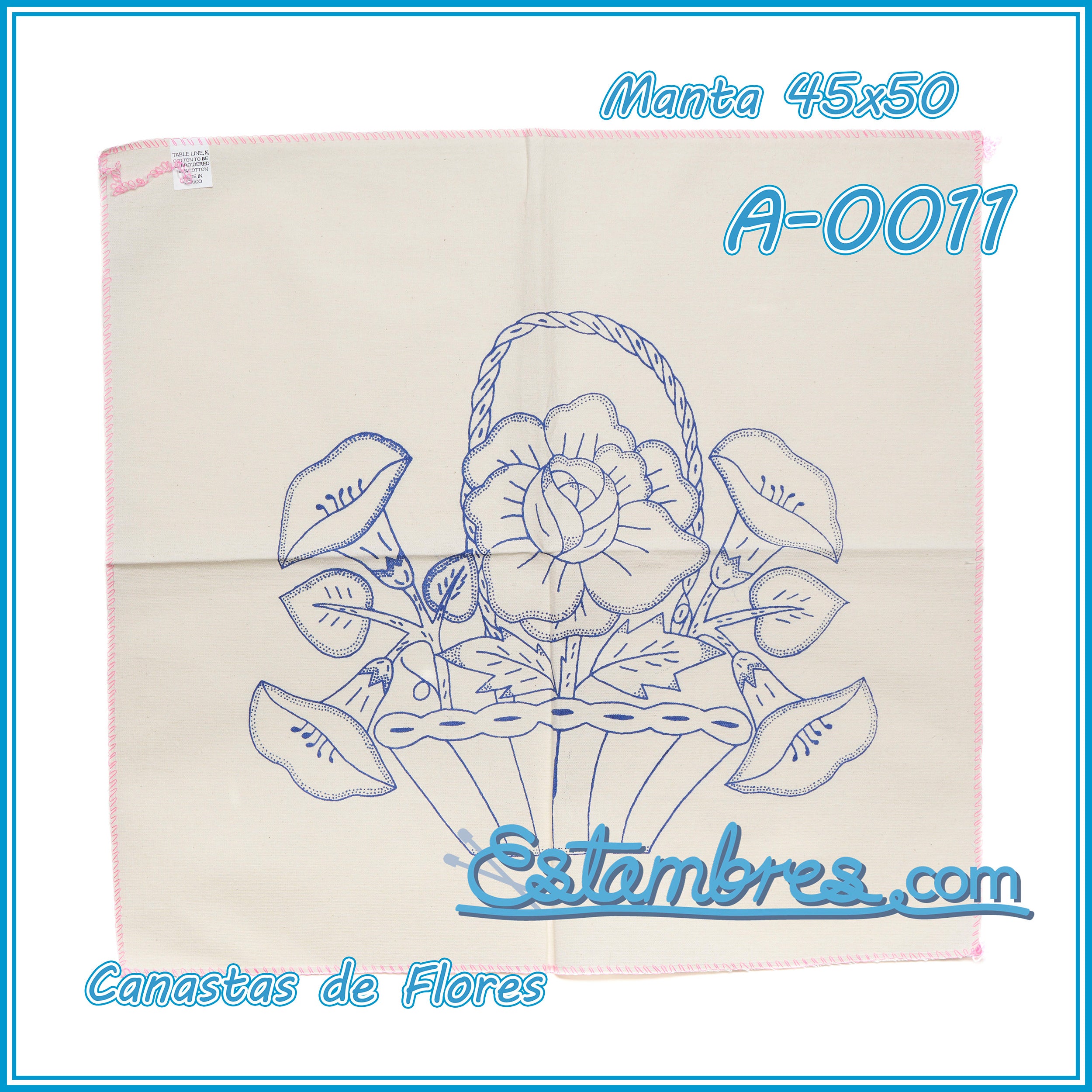 CANASTAS de FLORES - Manta [45x50cm]