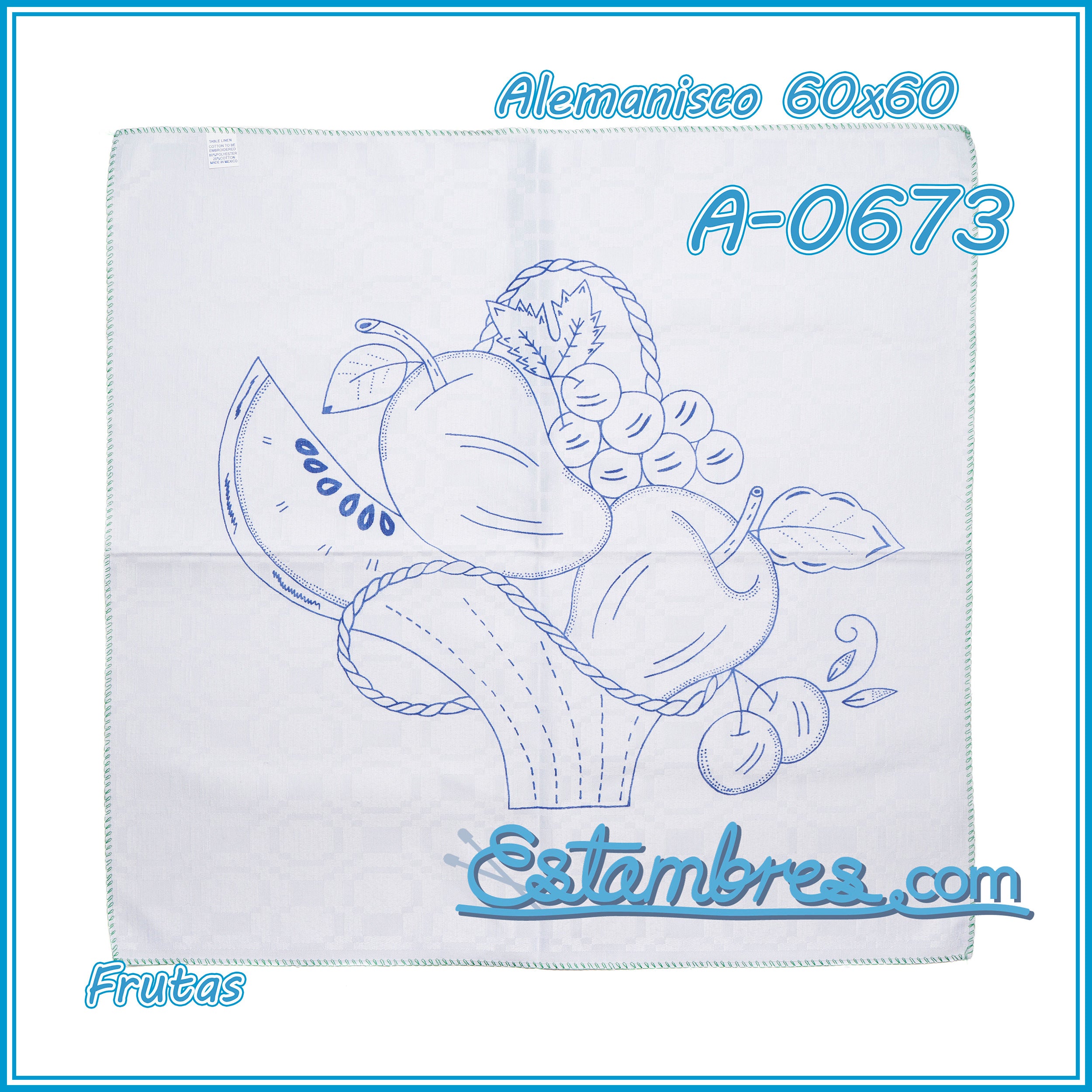 FRUTAS - Alemanisco [60x60cm]