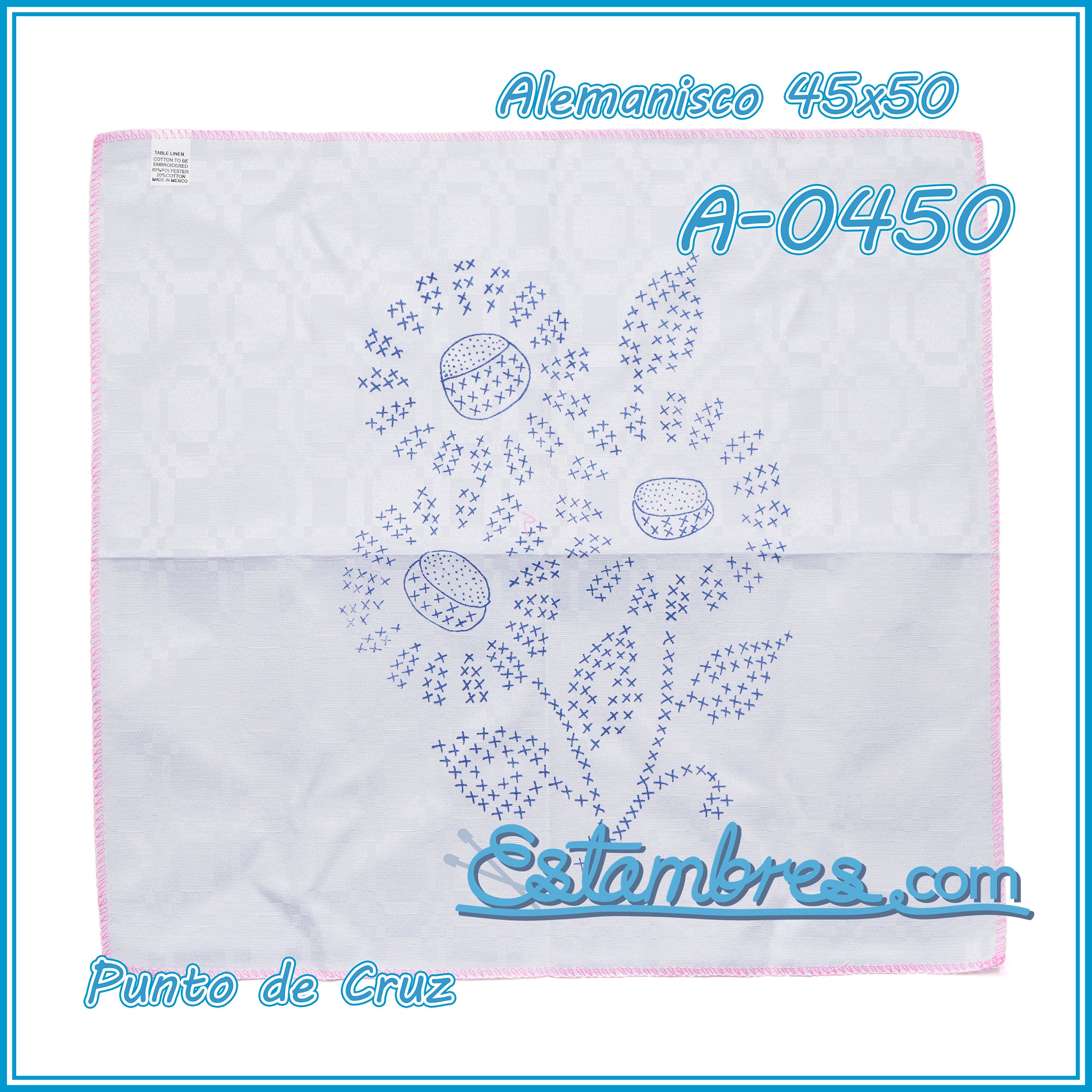 PUNTO de CRUZ - Alemanisco [45x50cm]