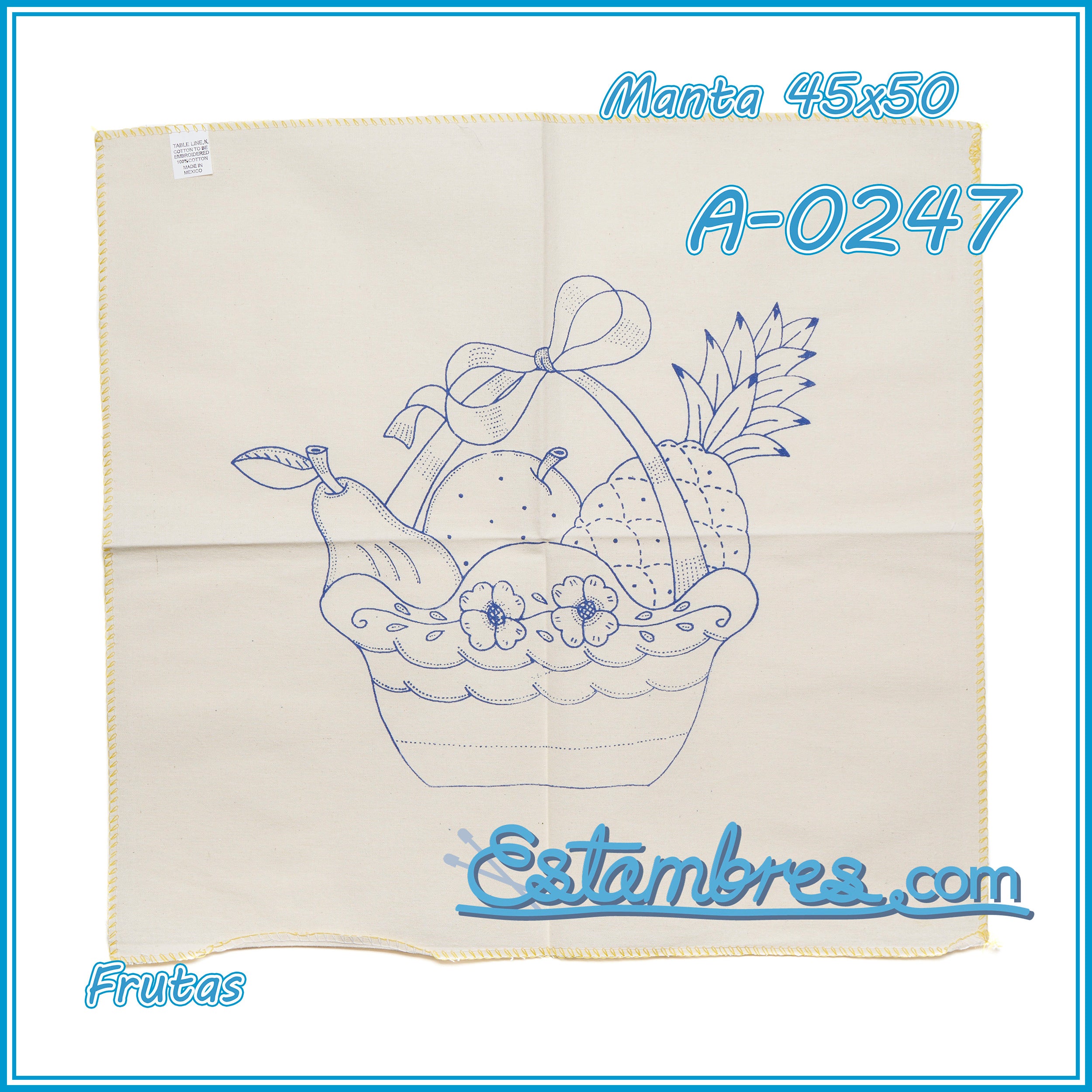 FRUTAS - Manta [45x50cm]