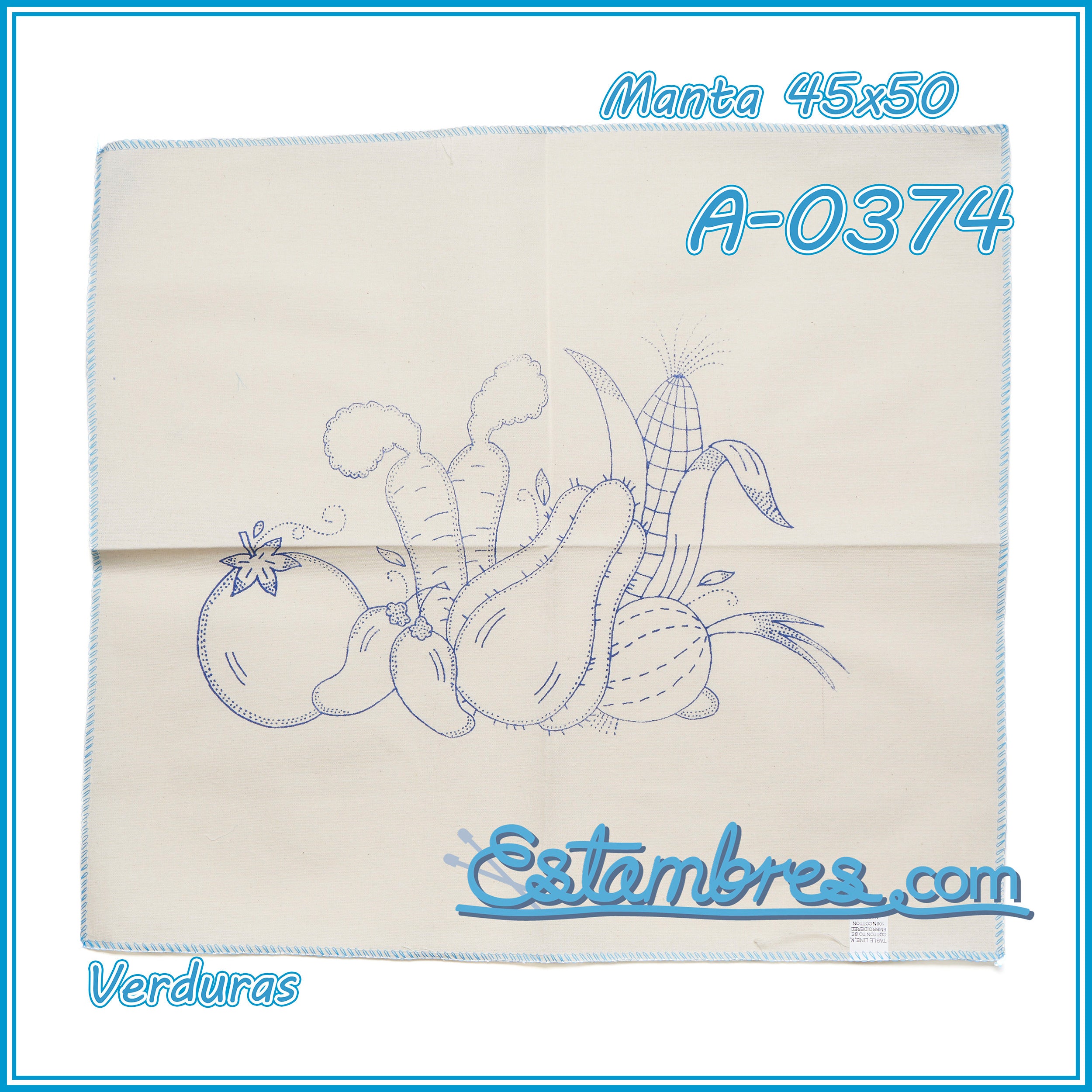 VERDURAS - Manta [45x50cm]