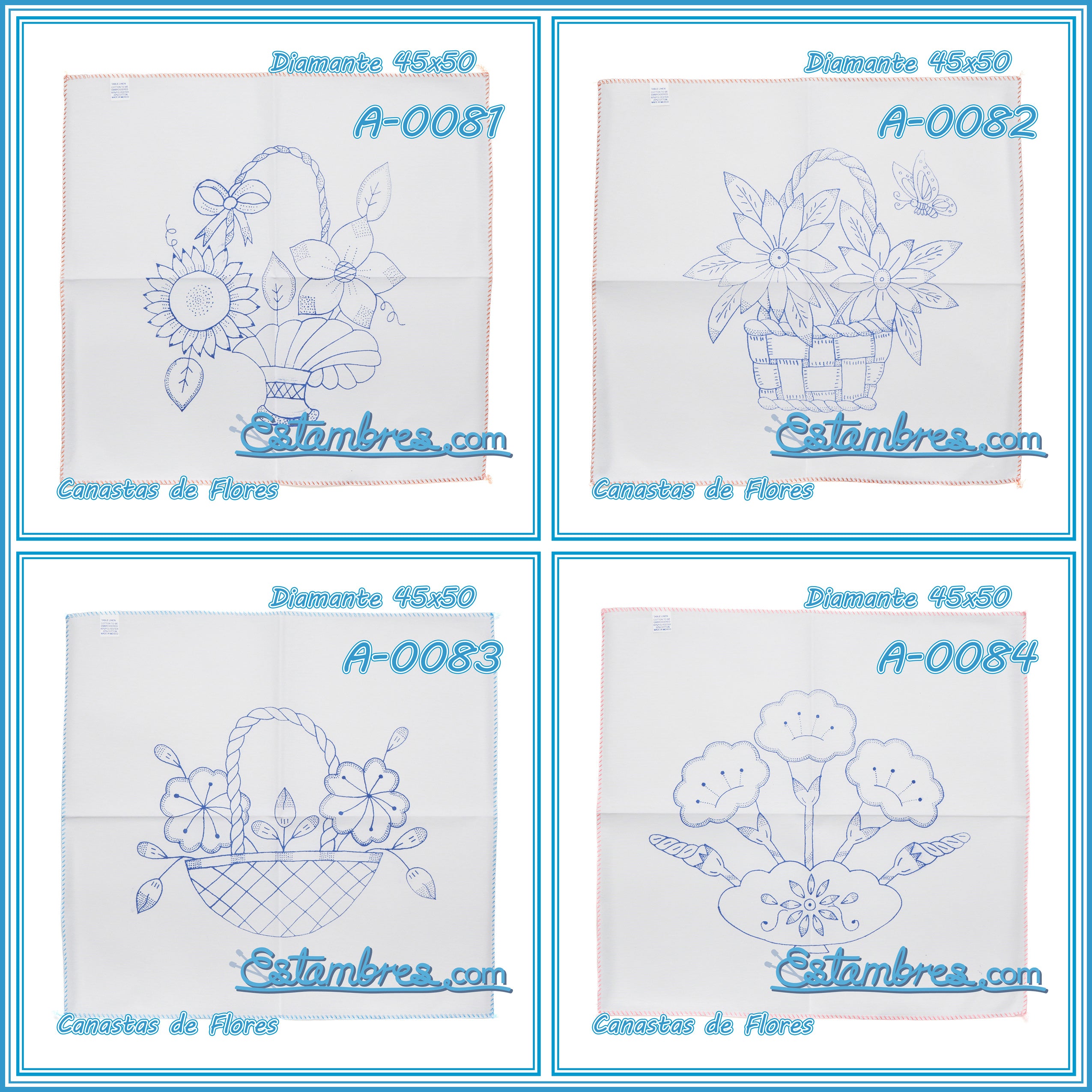 CANASTAS de FLORES - Diamante [45x50cm]