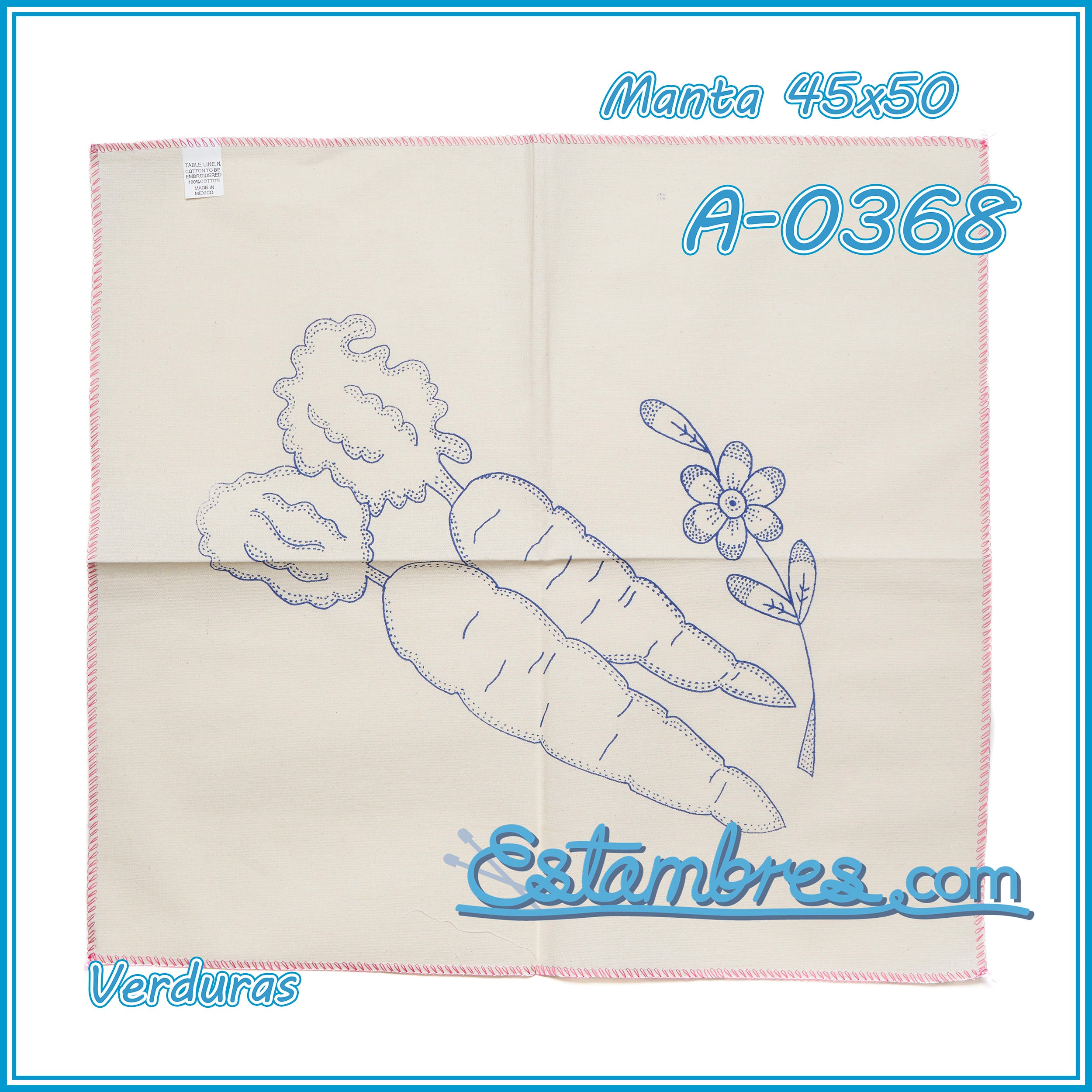 VERDURAS - Manta [45x50cm]