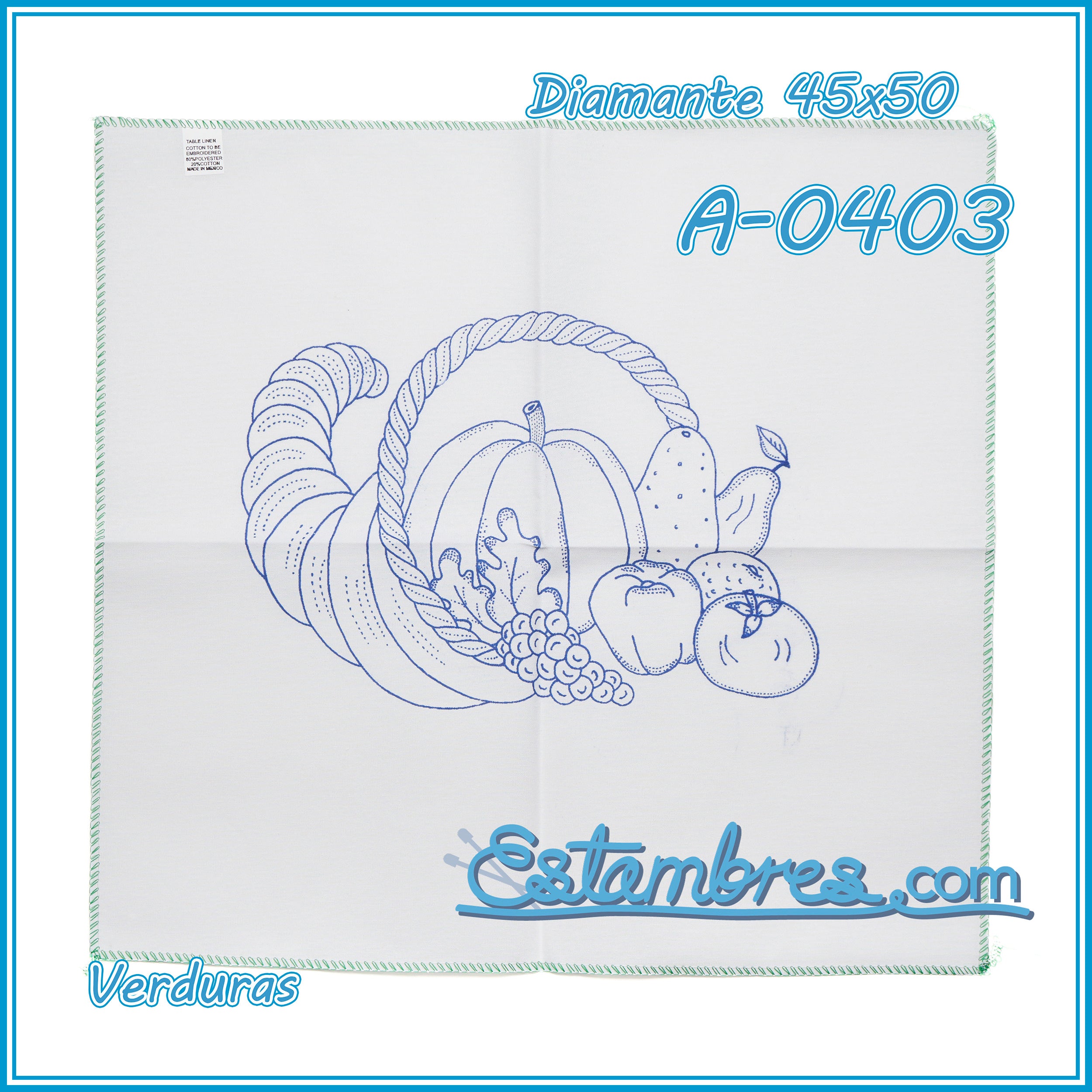VERDURAS - Diamante [45x50cm]