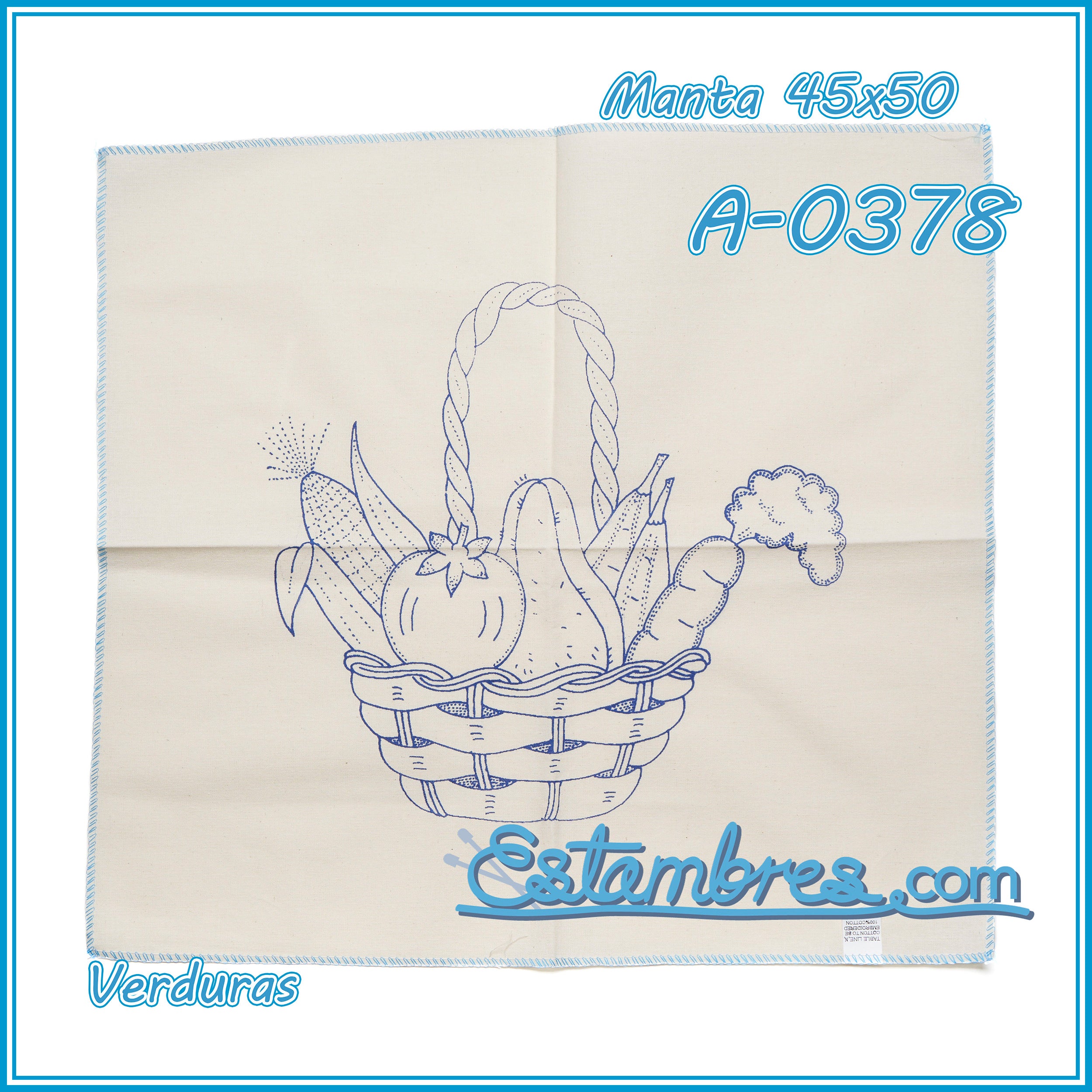 VERDURAS - Manta [45x50cm]