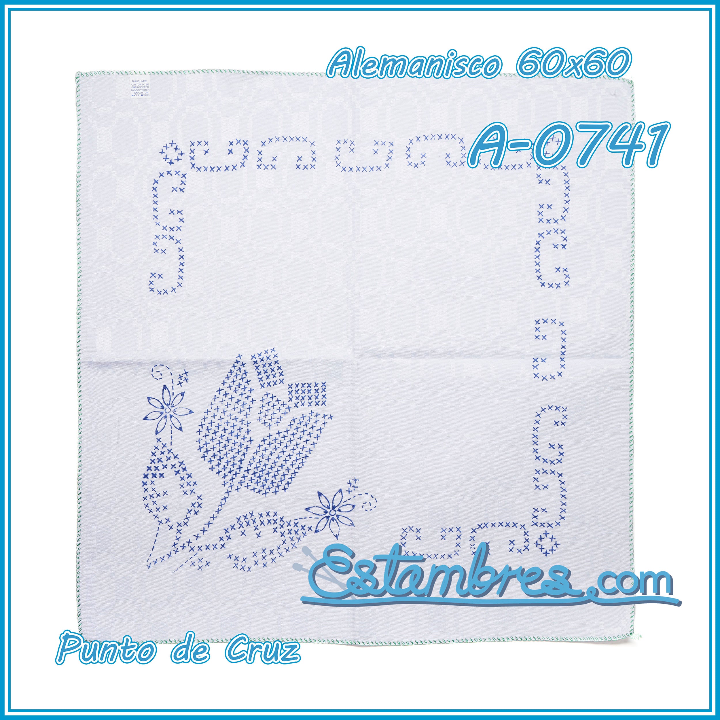 PUNTO de CRUZ - Alemanisco [60x60cm]