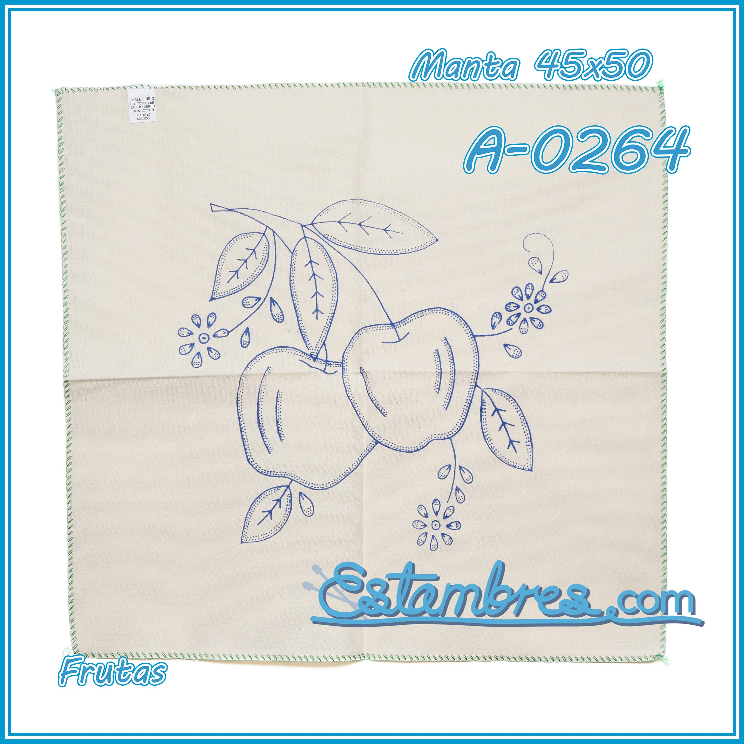 FRUTAS - Manta [45x50cm]