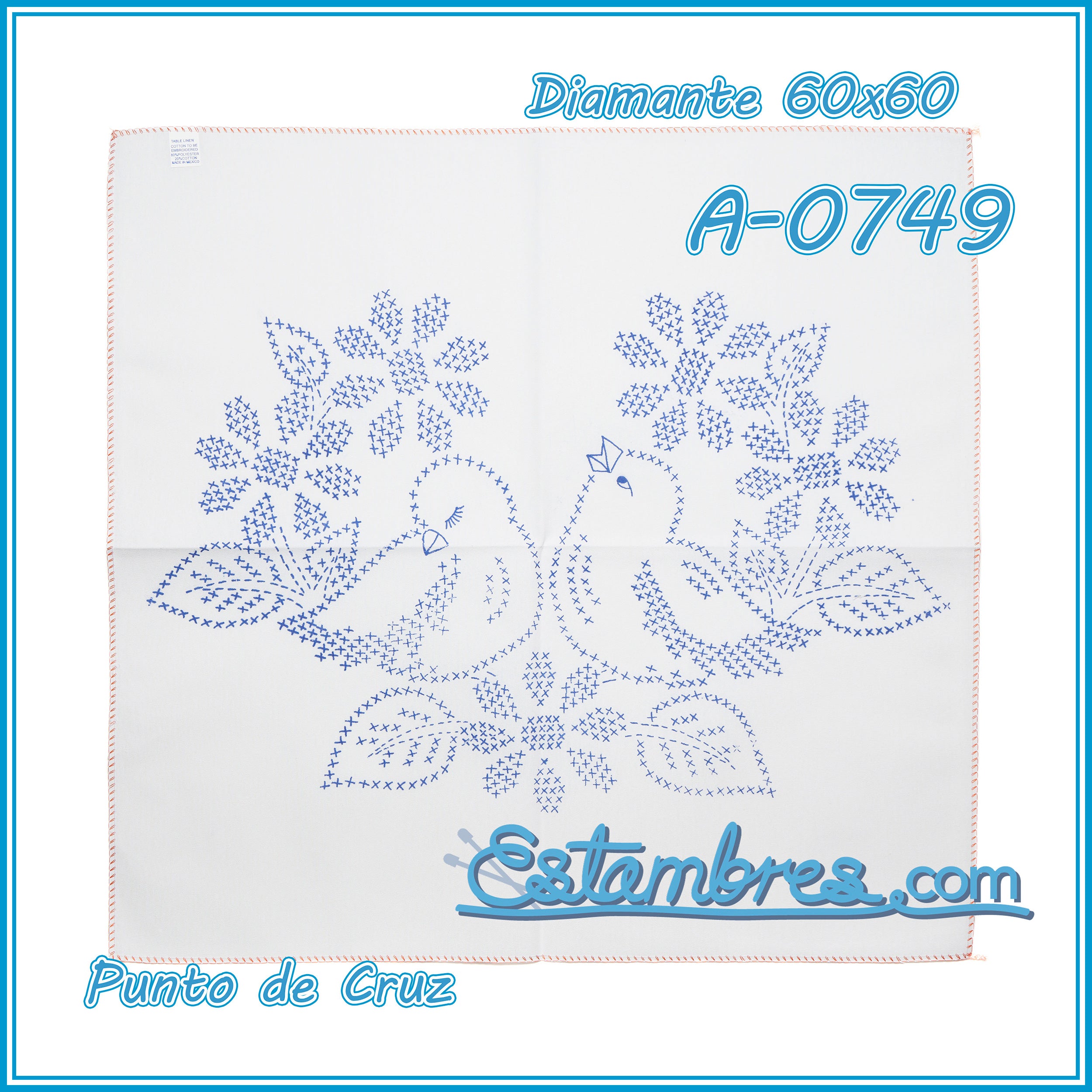 PUNTO de CRUZ - Diamante [60x60cm]