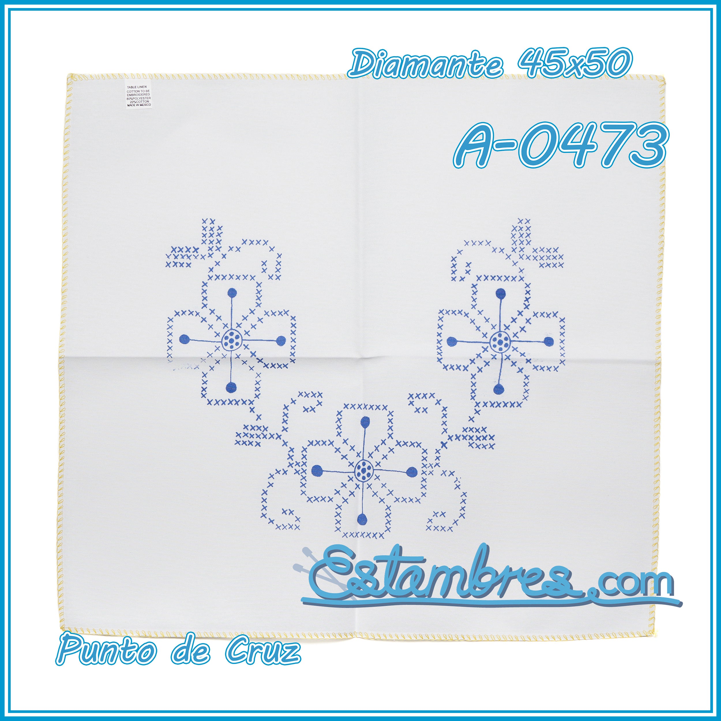 PUNTO de CRUZ - Diamante [45x50cm]