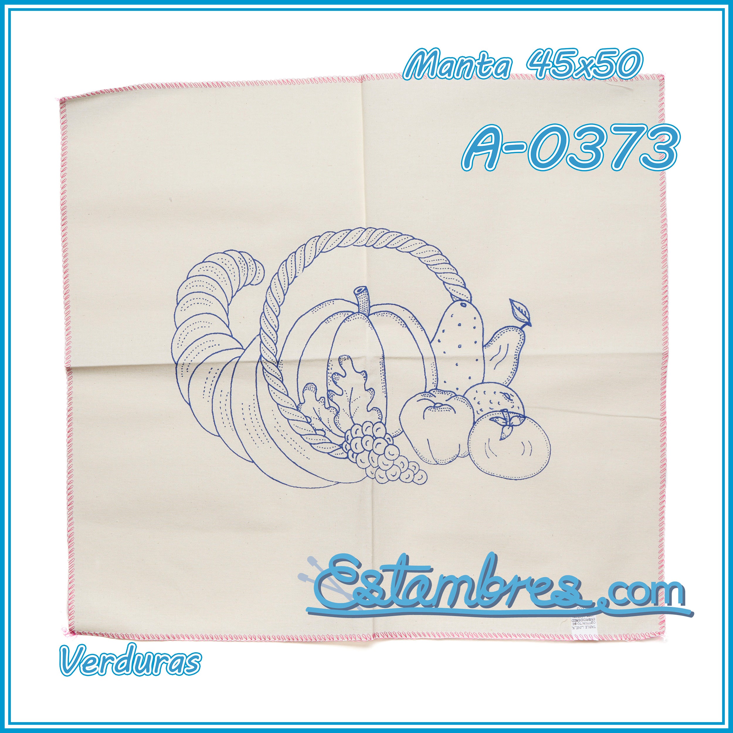 VERDURAS - Manta [45x50cm]