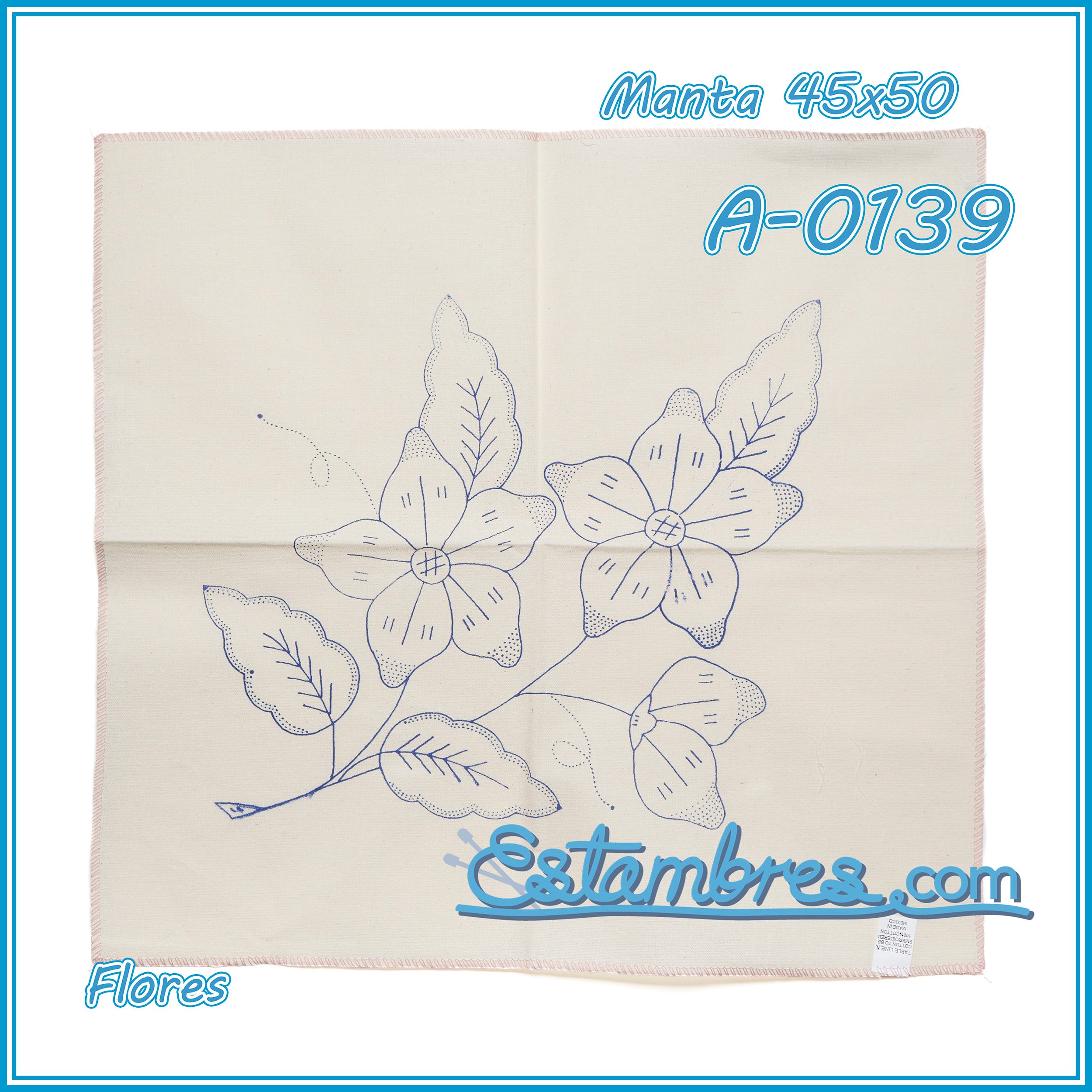 FLORES - Manta [45x50cm]