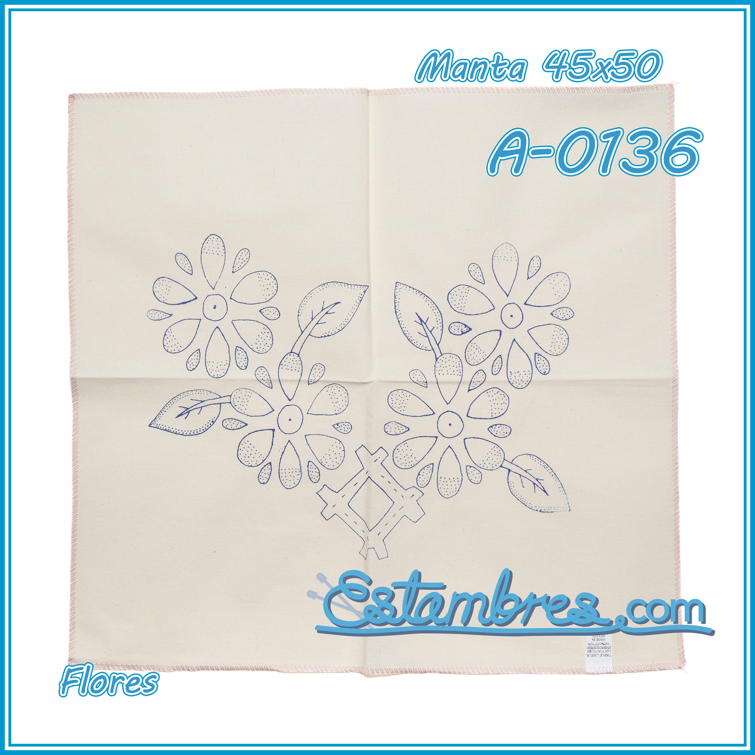 FLORES - Manta [45x50cm]