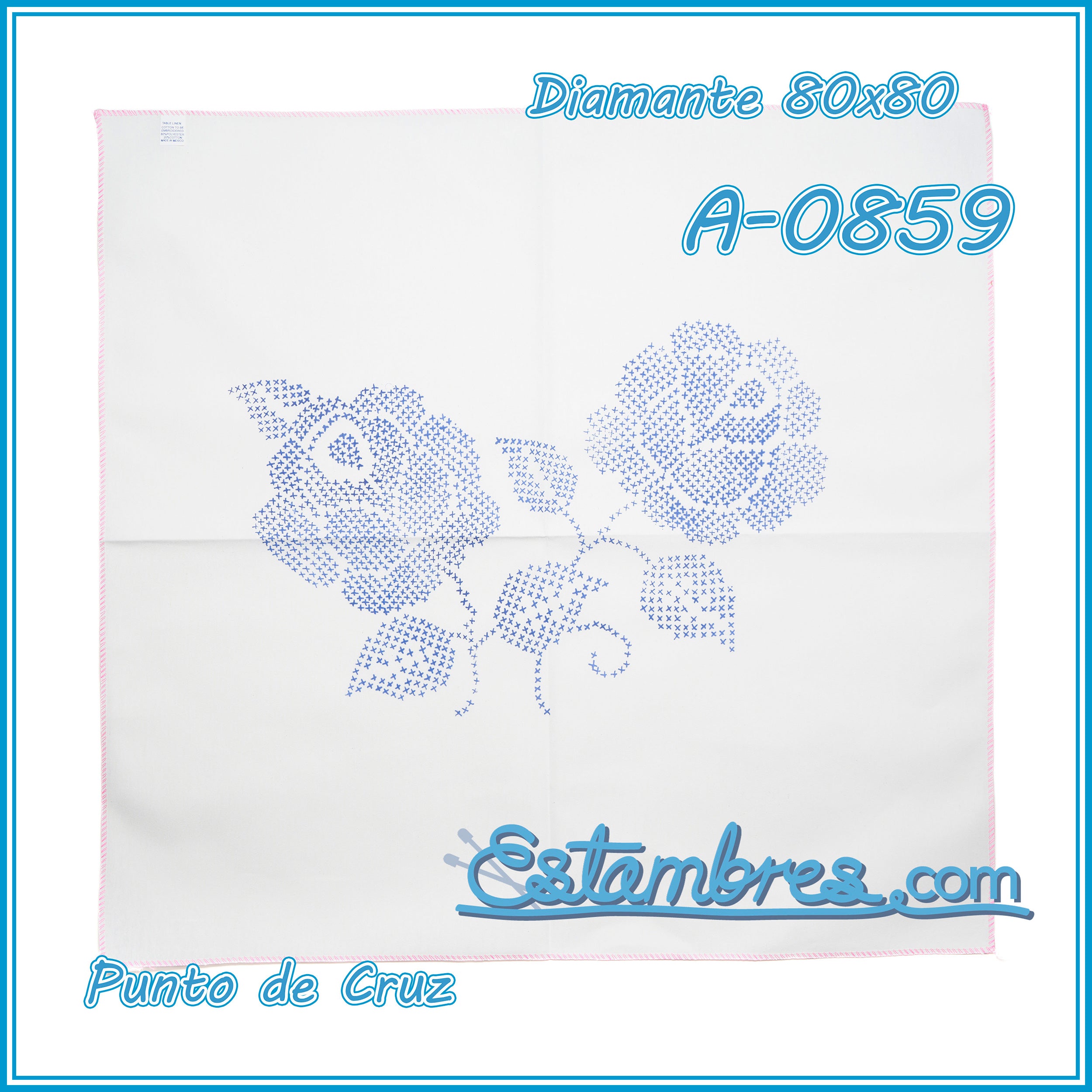 PUNTO de CRUZ - Diamante [80x80cm]