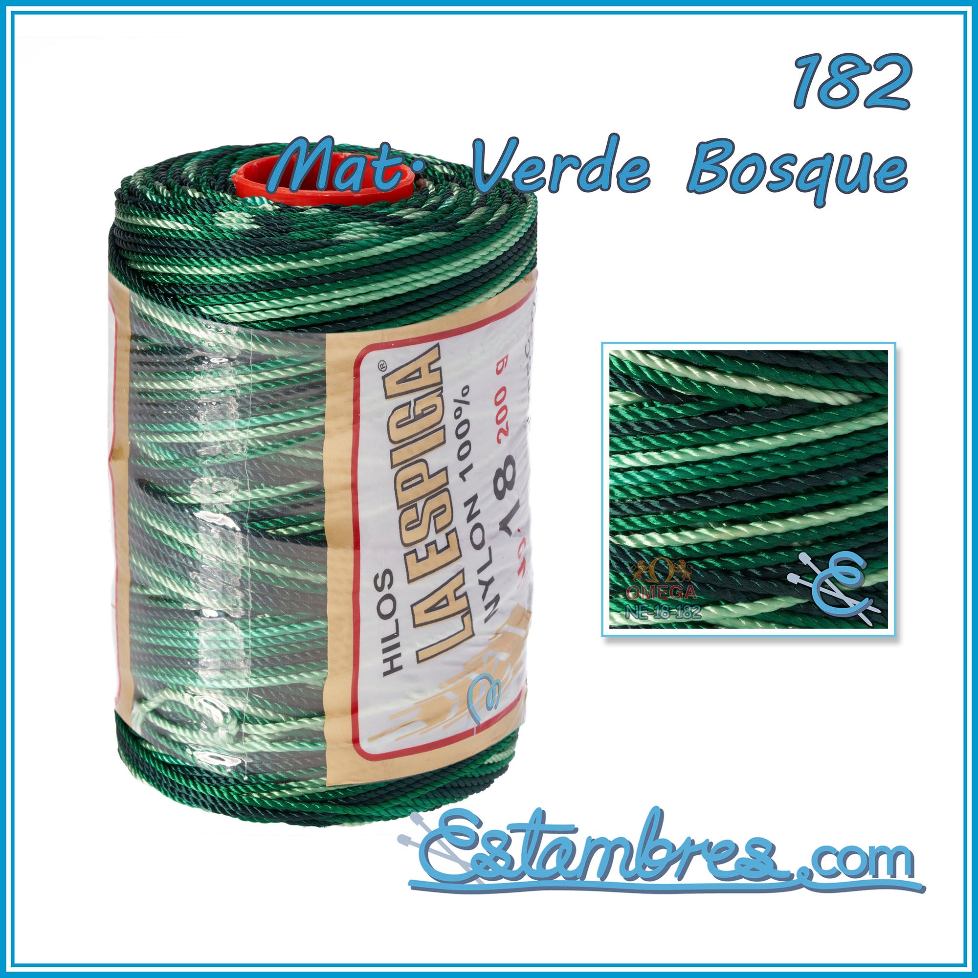 Espiga Nylon Thread (Green) (#18)