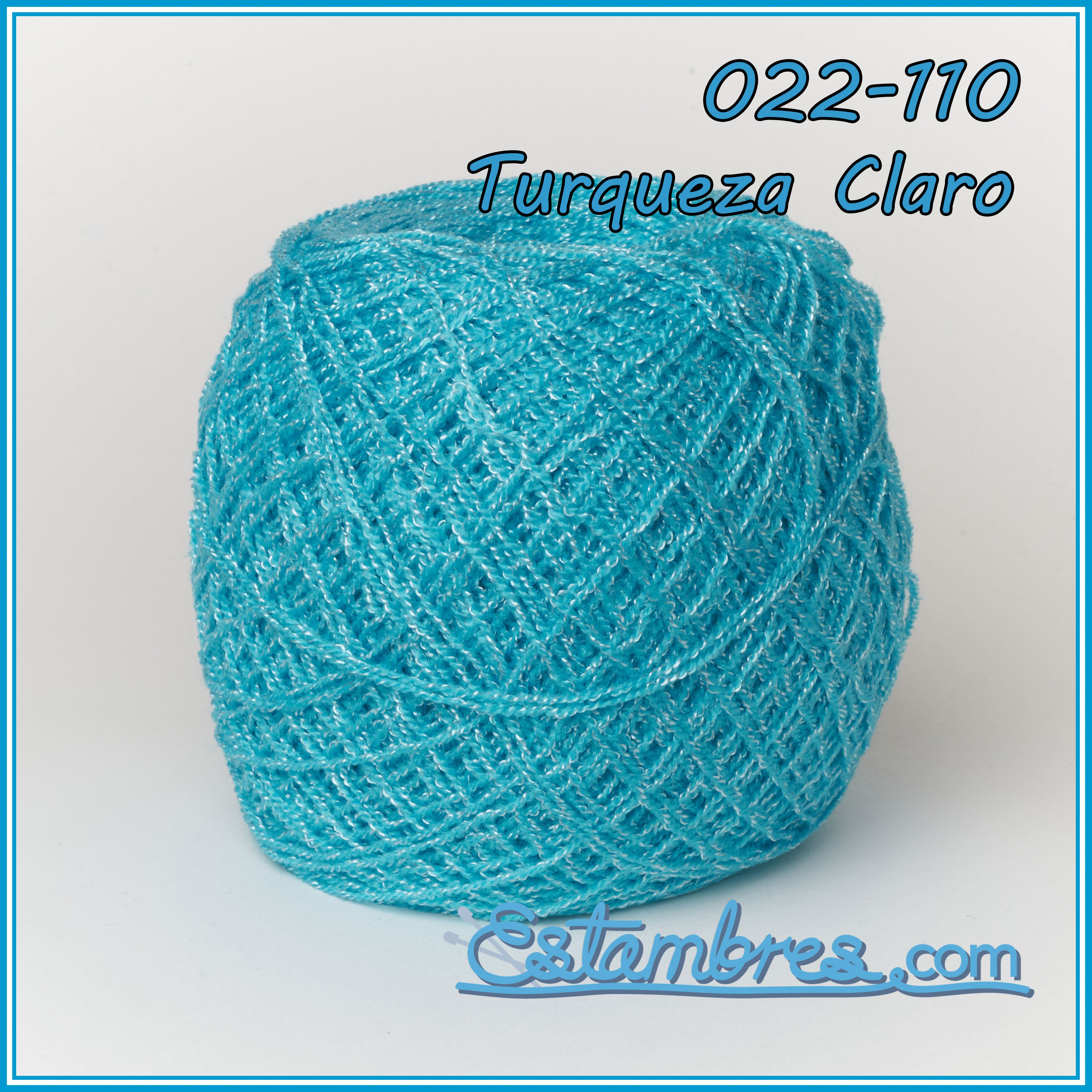  Hilo/Estambre Cristal para Tejer/Bordar Crochet a Mano de  Mexico, (Paquete de 6) Multicolor.