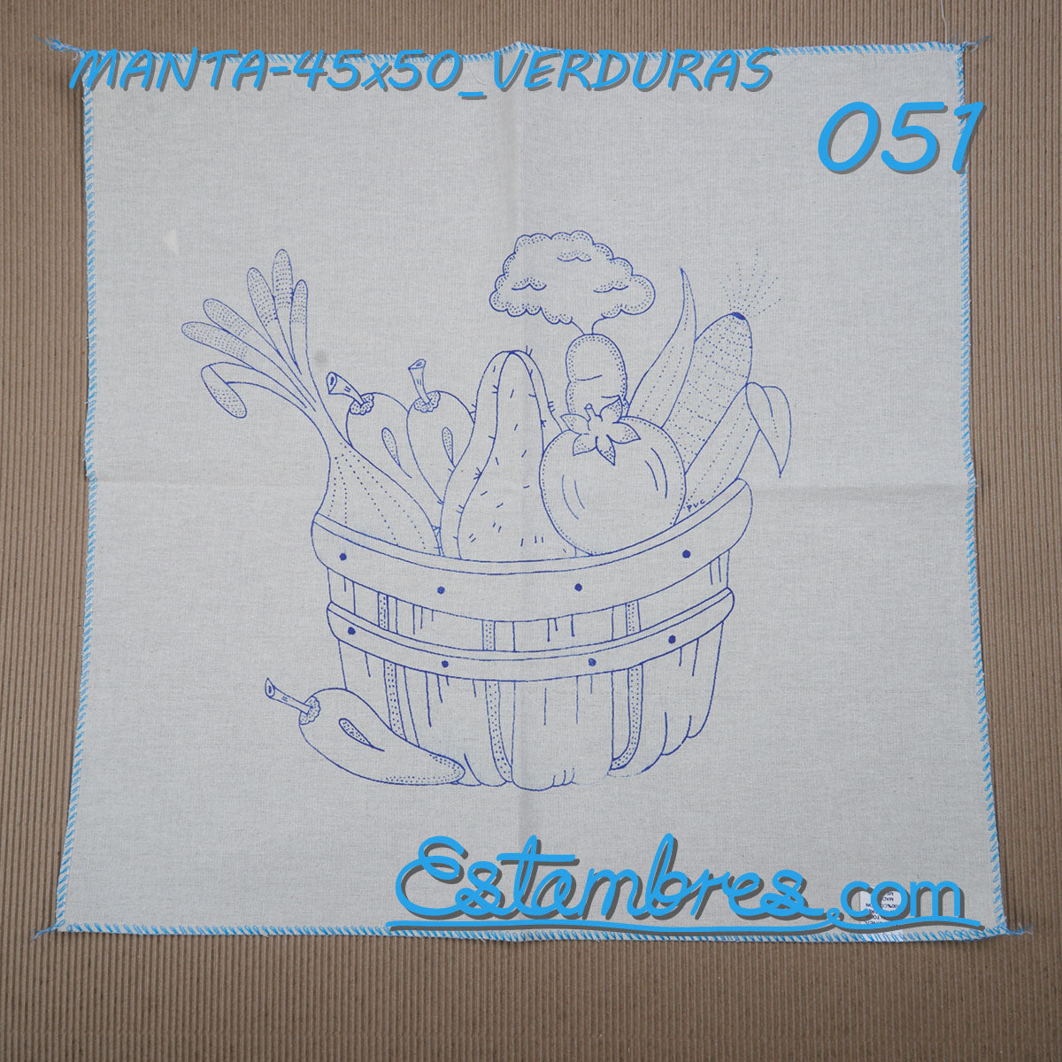 VERDURAS - Manta [45x50cm]