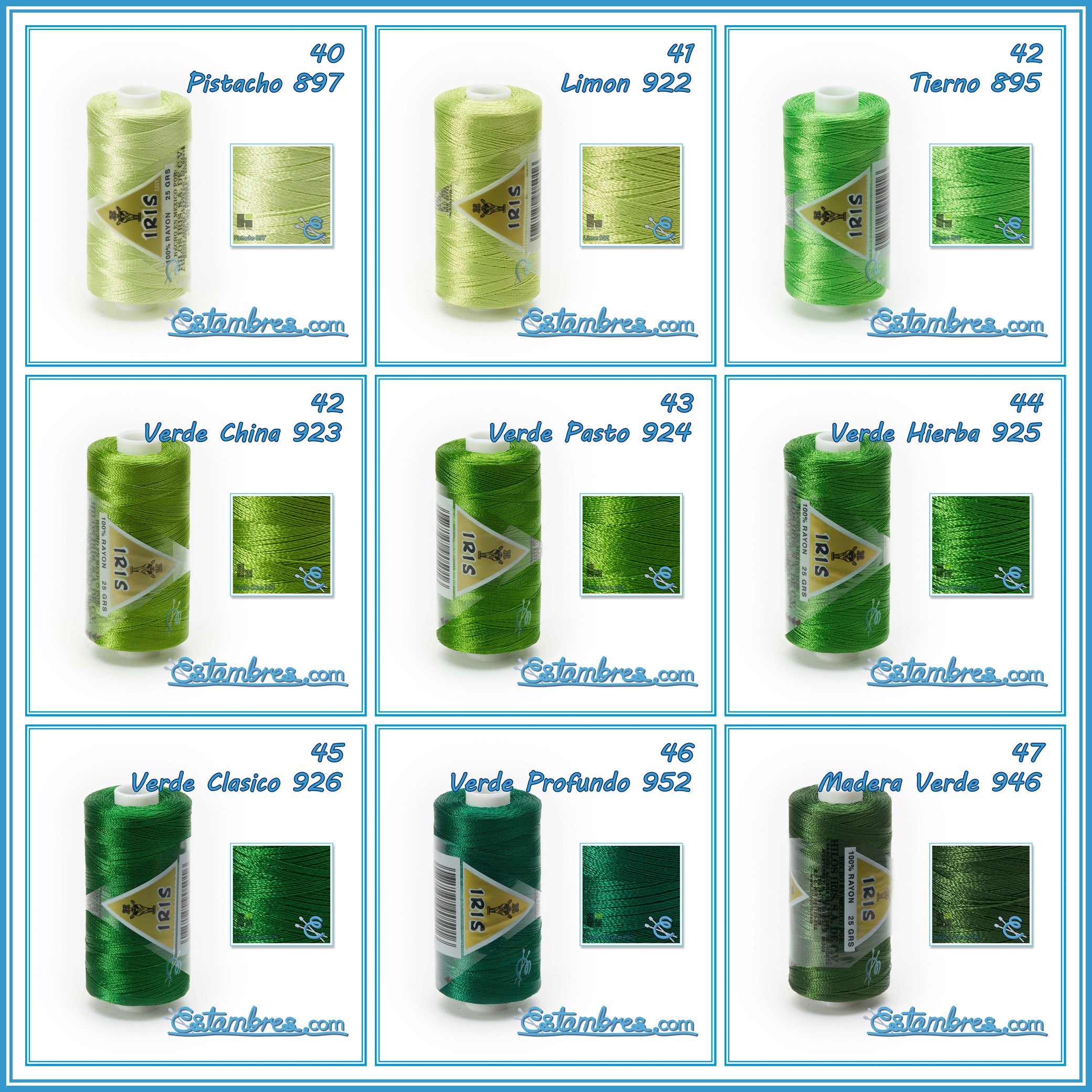 Embroidery Threads - Estambres.com Embroidery Threads - Estambres.com
