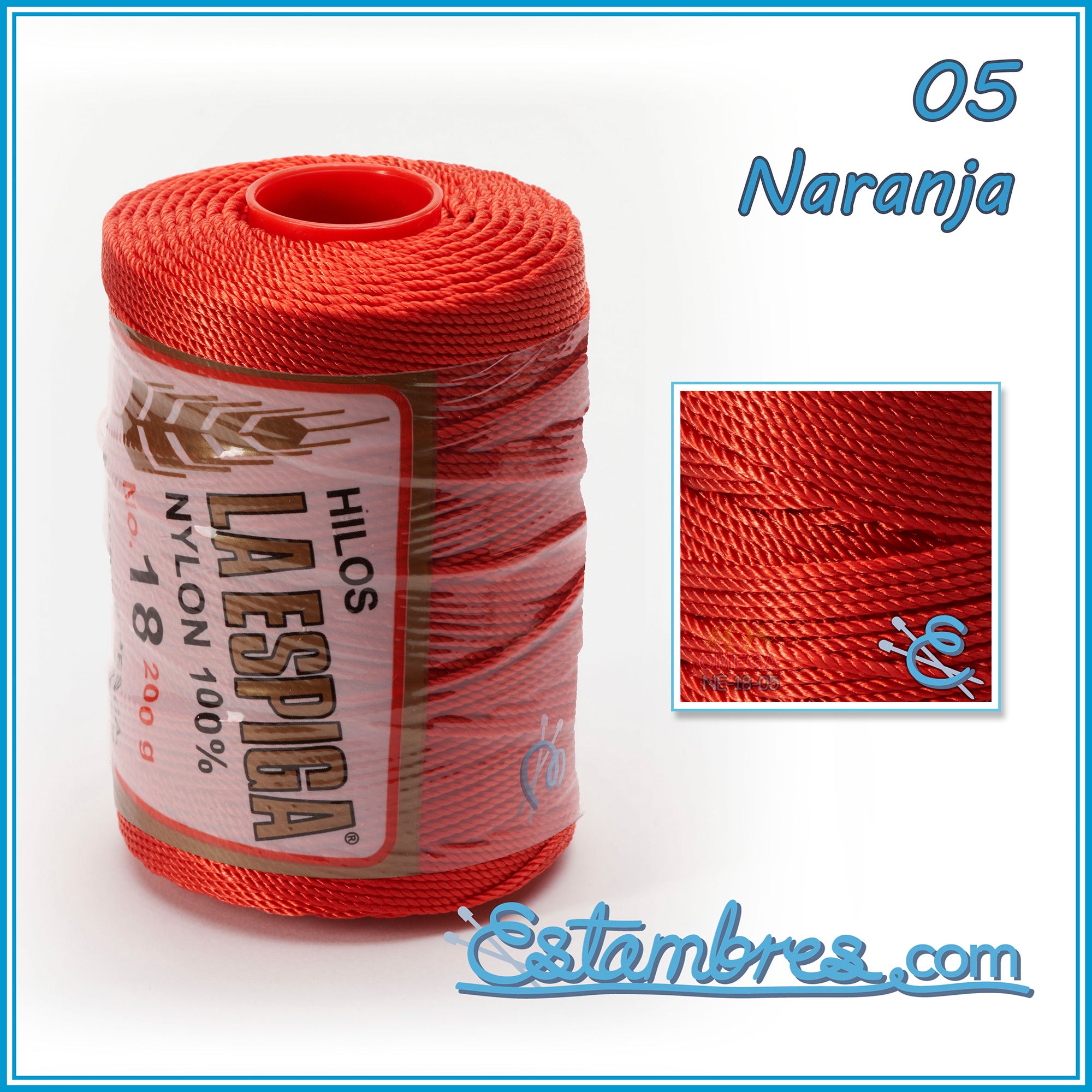 Espiga Nylon Thread (White) (#18)