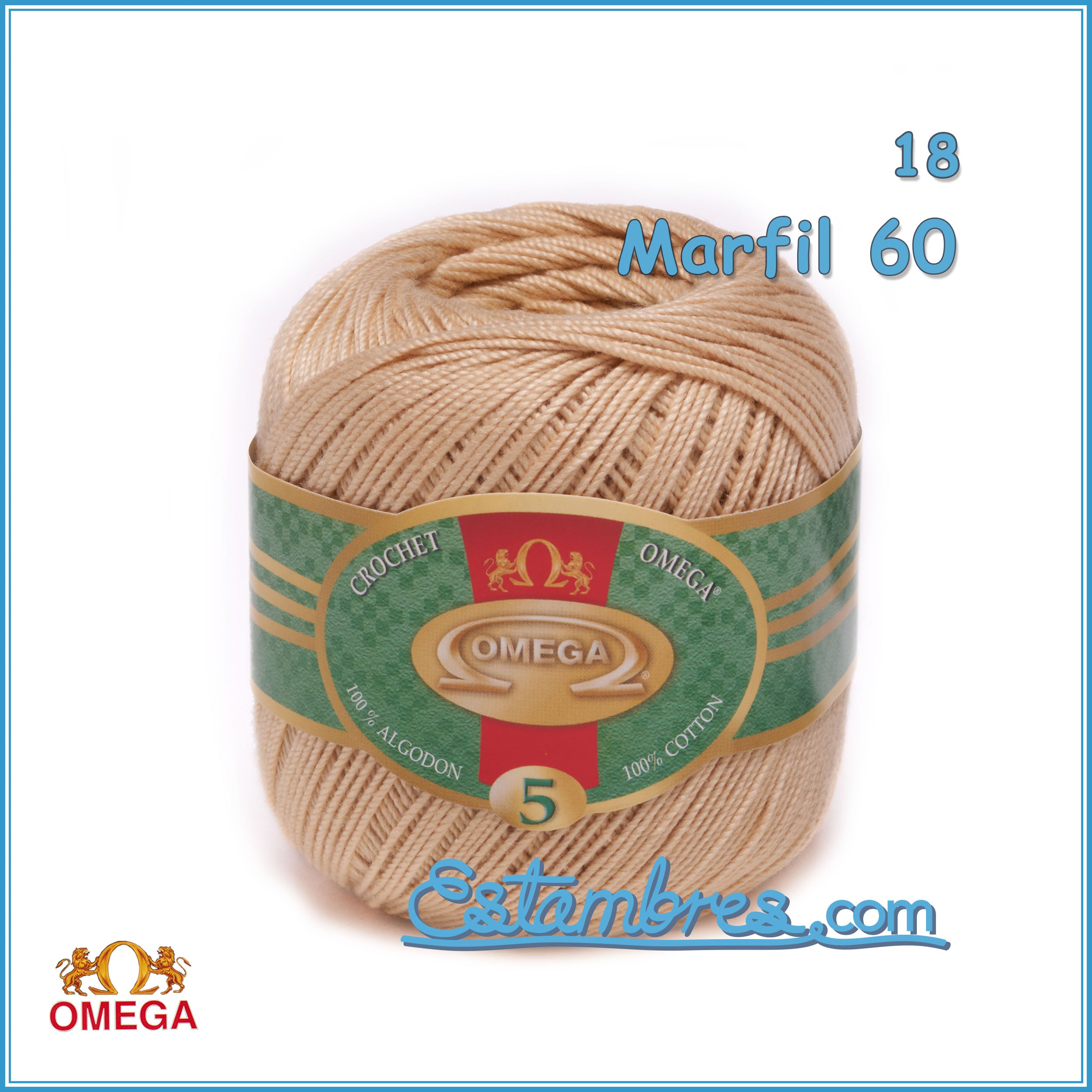 CROCHET OMEGA NO.5 [50grs]