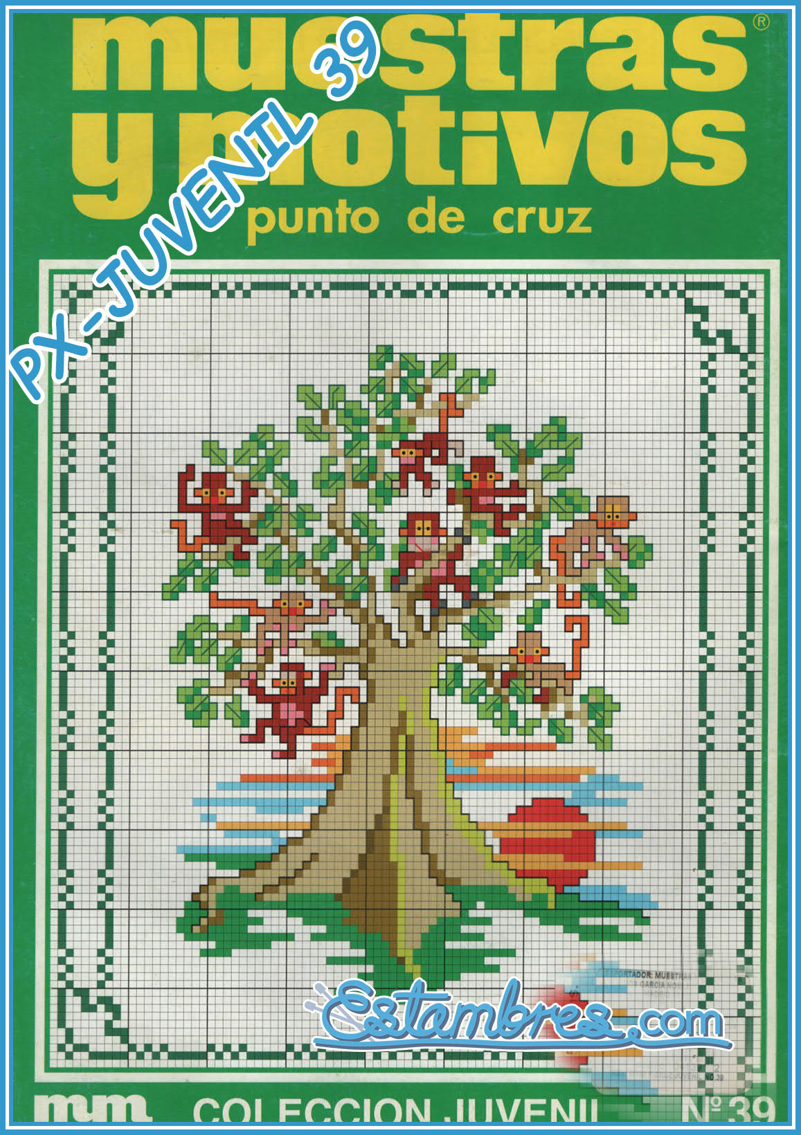 Revista Punto de Cruz Gratis - Revistas de manualidades Gratis  Cross  stitch borders corner, Floral cross stitch, Cross stitch rose