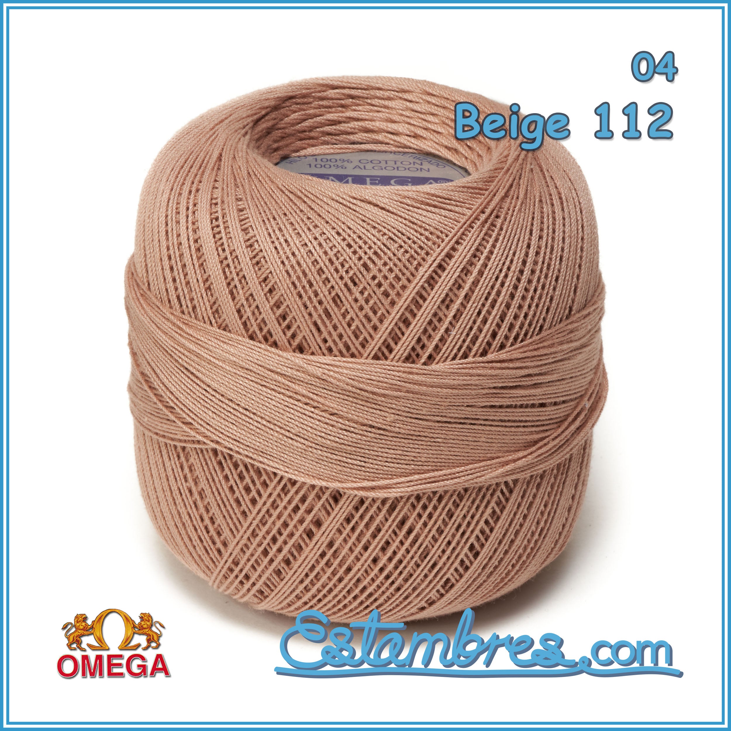 CROCHET OMEGA NO.10 [30grs]