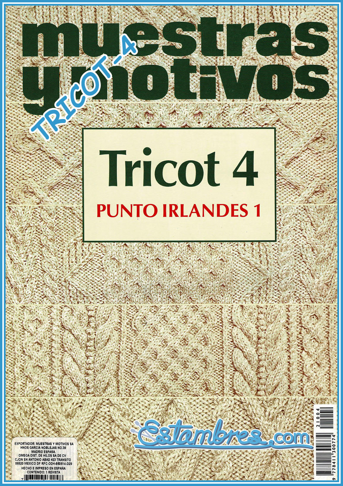TRICOT No.4 - IRISH STITCH 1