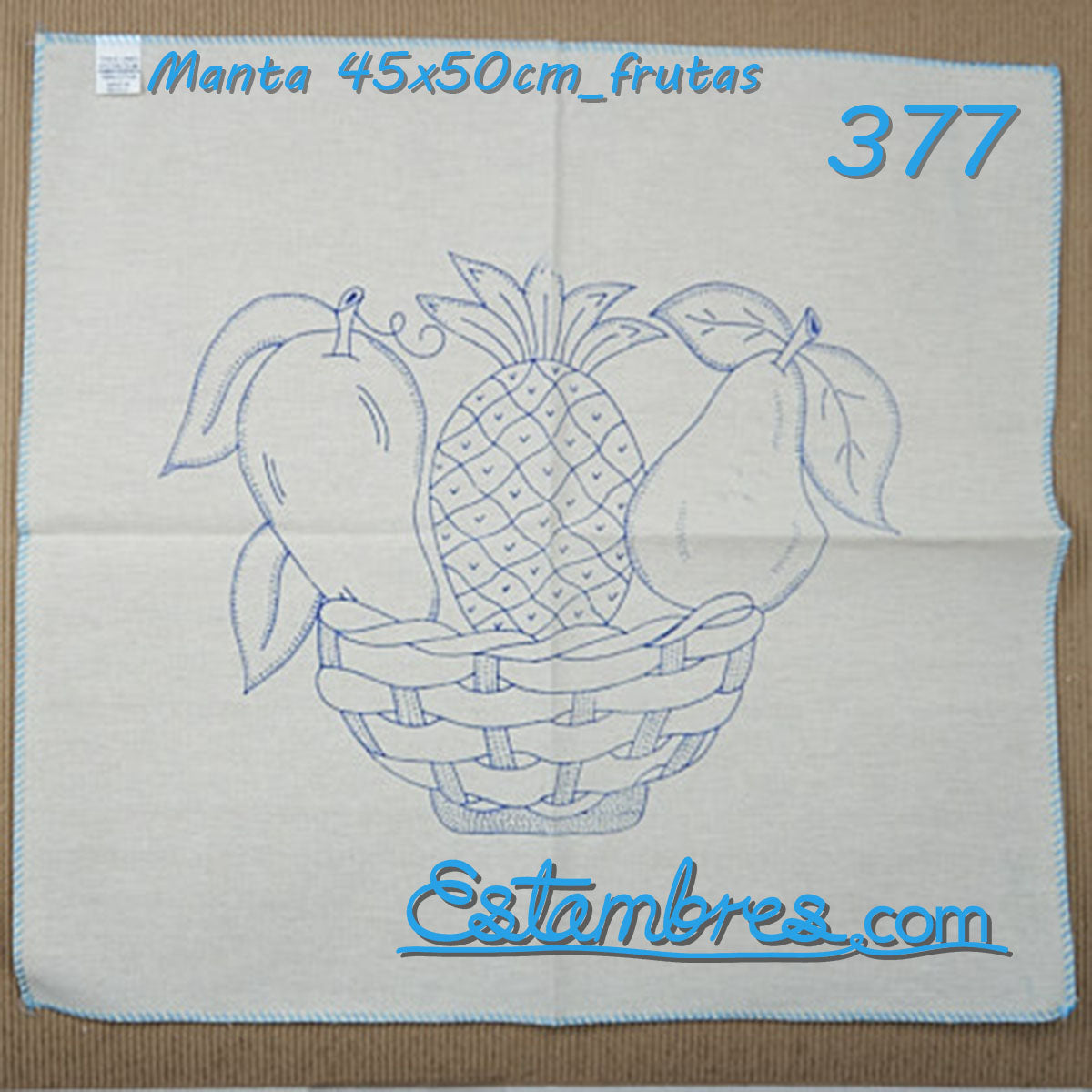FRUTAS - Manta [45x50cm] - Estambres.com