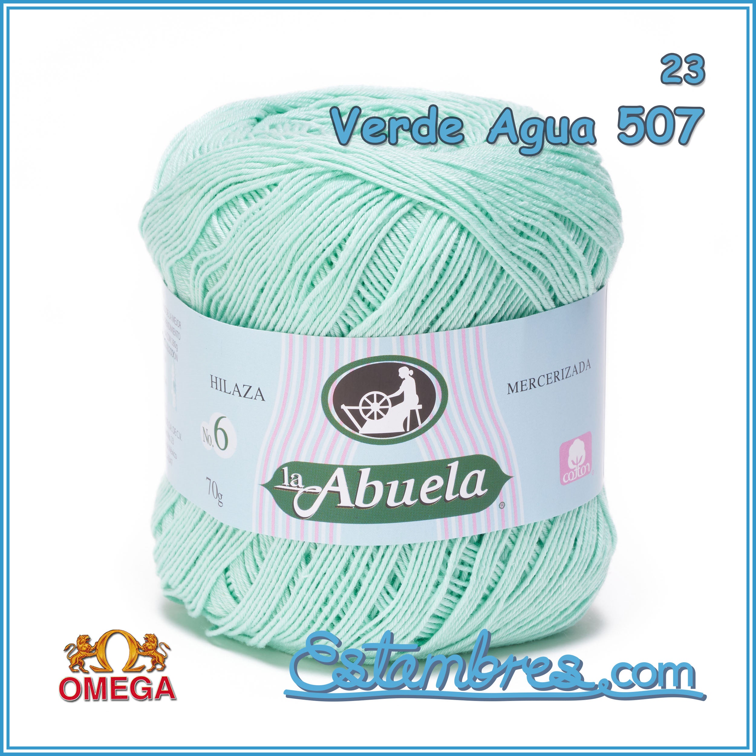 Abuela No.6,Cotton Omega 100% Mercerized Cotton Yarn, Cotton Abuela Thread  Soft