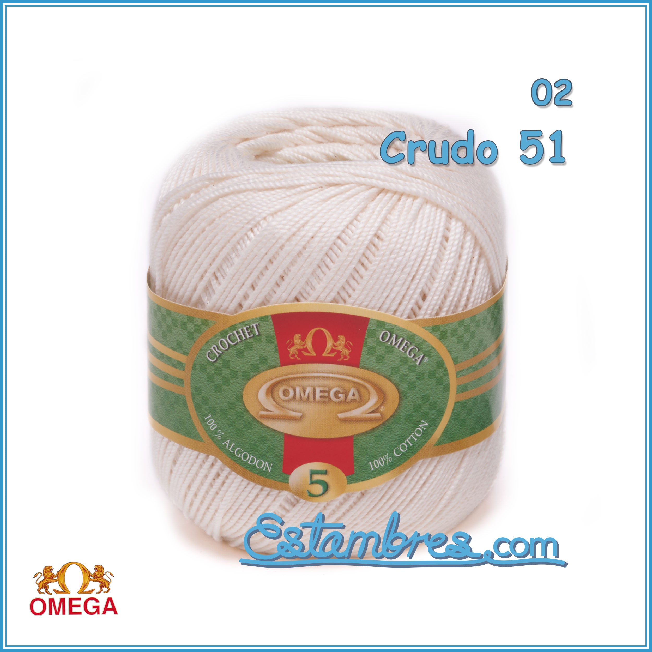 CROCHET OMEGA NO.5 [50grs]