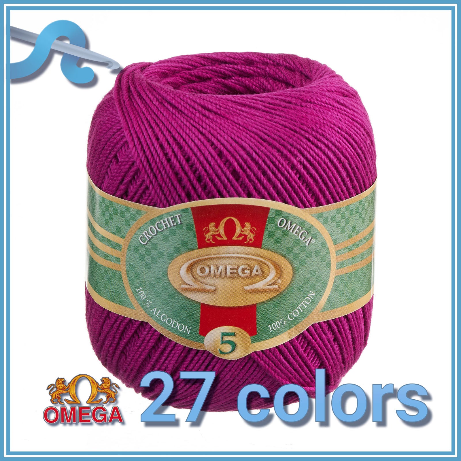 CROCHET OMEGA NO.5 [50grs]