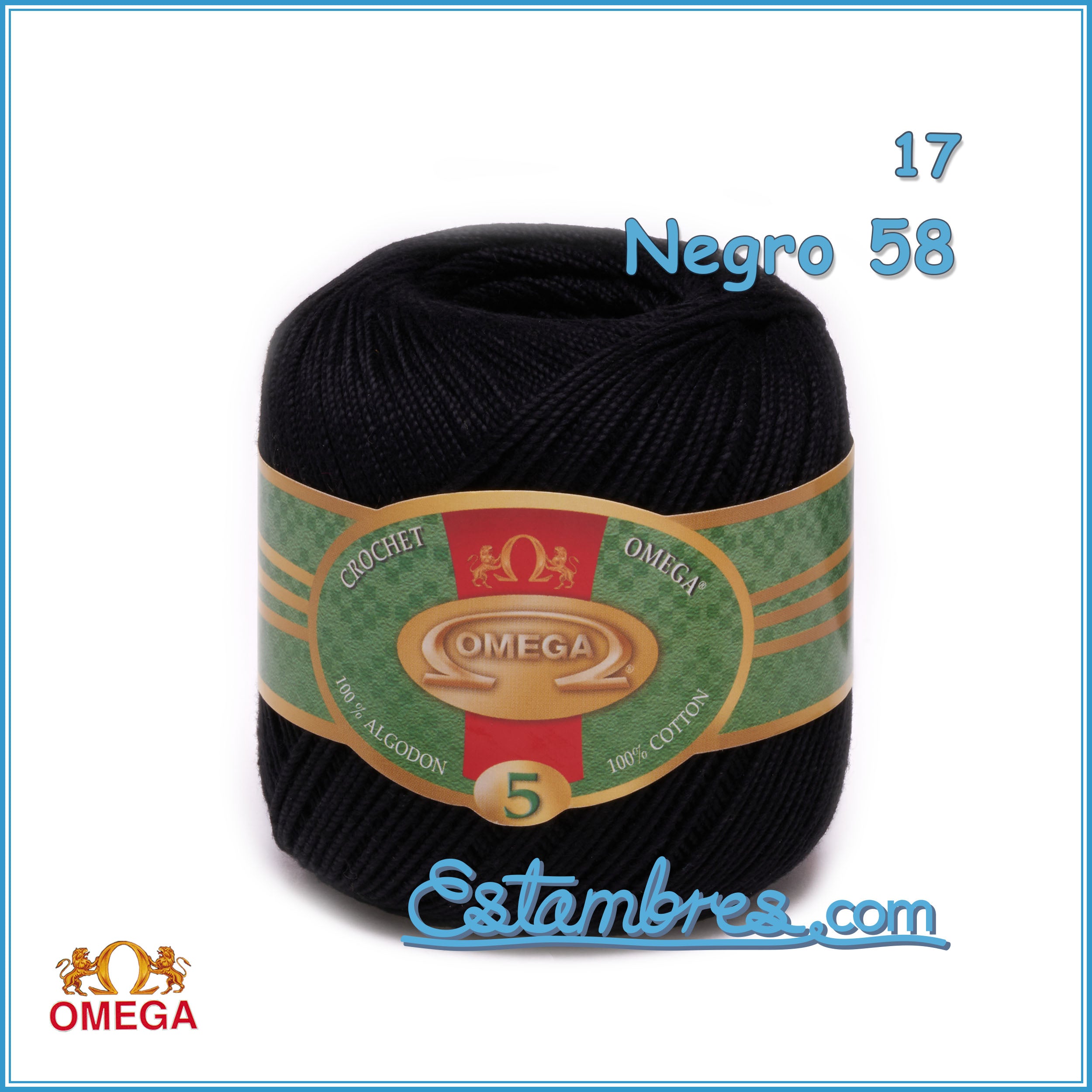 Crochet Omega gruesos 40,50,60