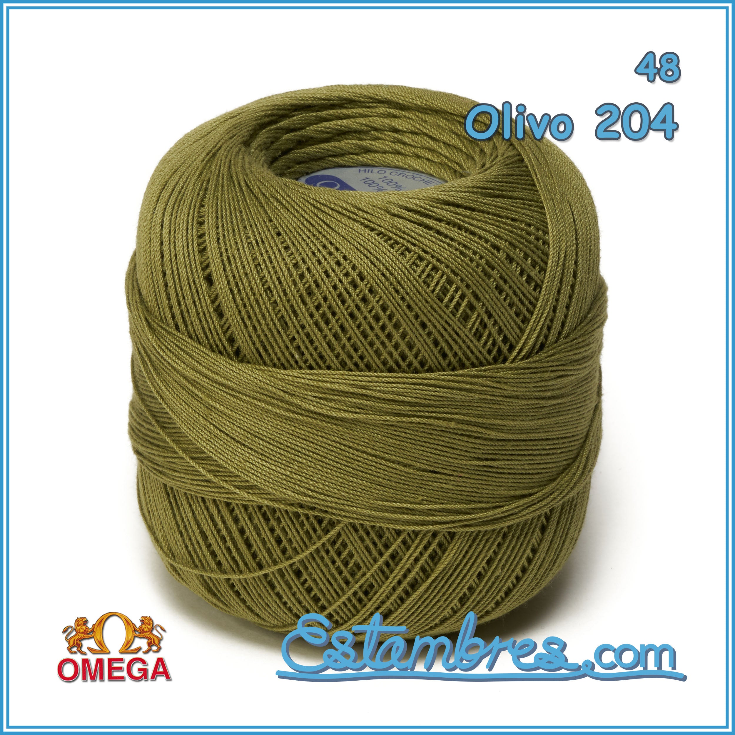 Hilos Omega - Hilo CROCHET OMEGA para tejer con ganchillo. En números, 5,  10, 20, 30, 40, 50 y 60, fabricado con los mejores algodones. 100% algodón  mercerizado.