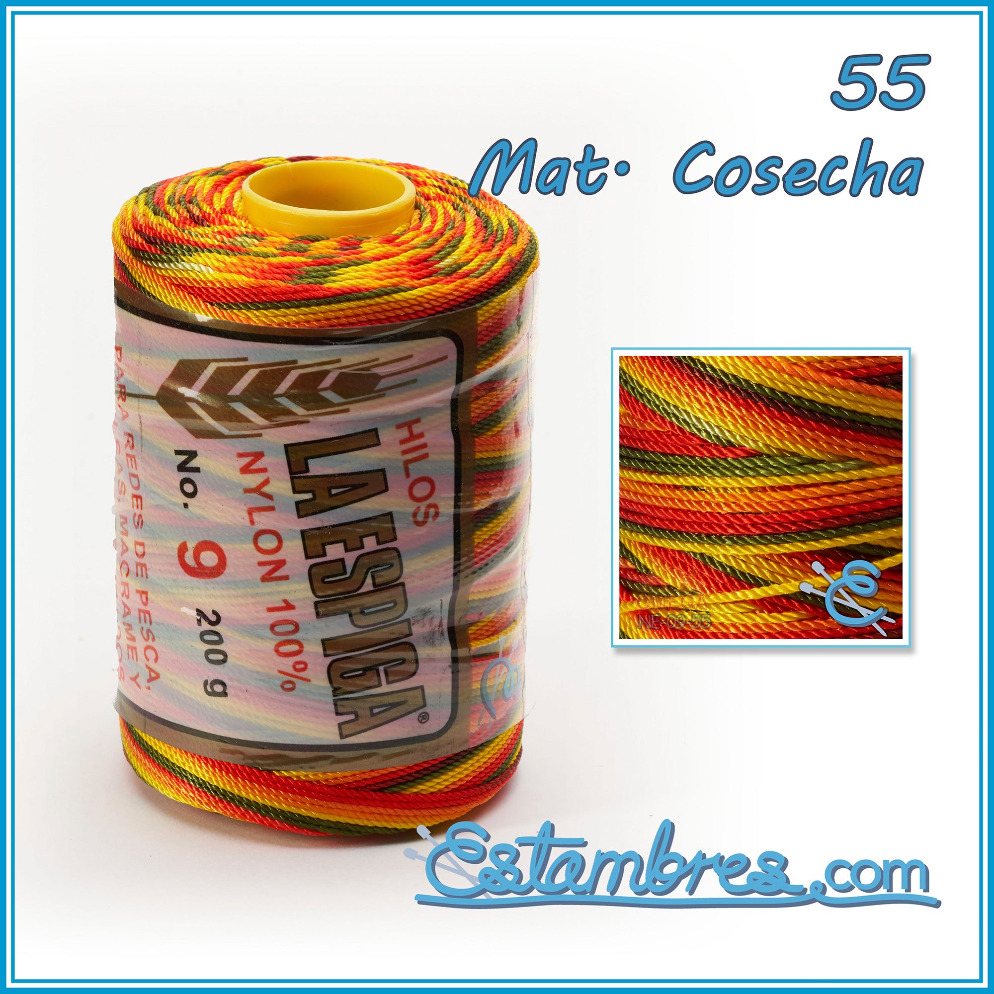 Espiga Nylon Thread (Yellow) (#9)