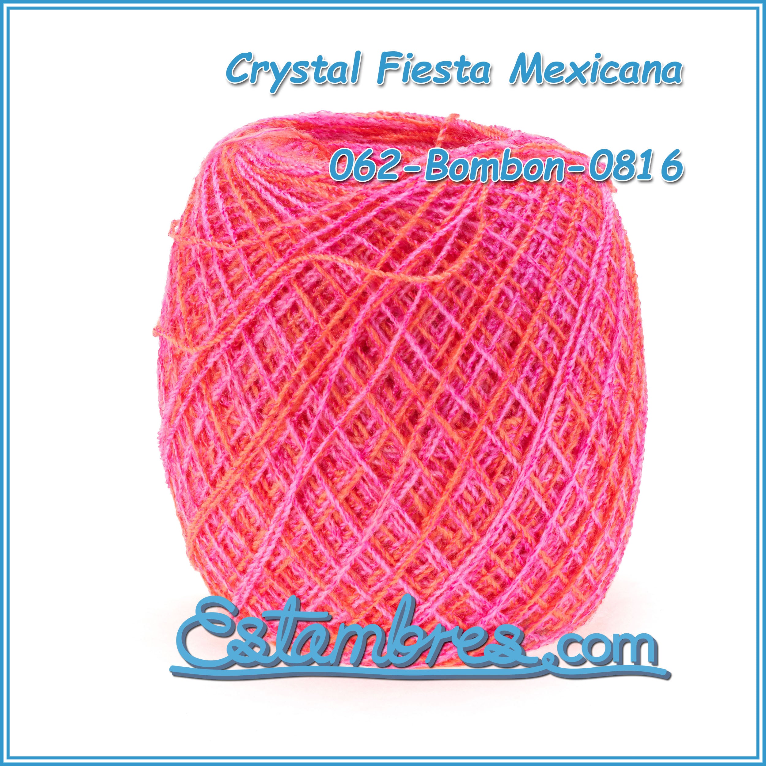 CRYSTAL Metallic 100grs La Pantera Rosa Fine Mexican Crochet Thread Yarn  for Clothing and Crafts 