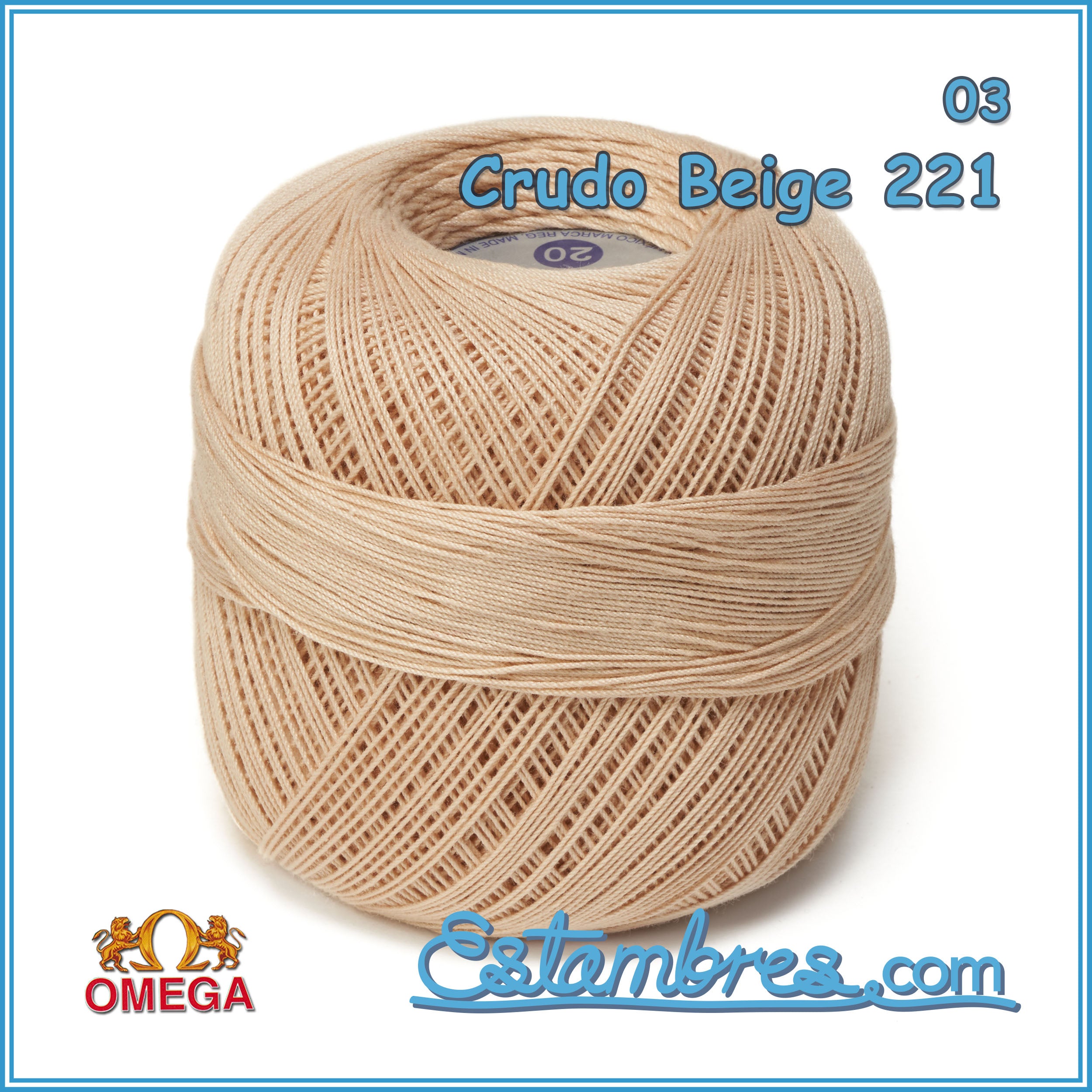 CROCHET OMEGA NO.20 [30grs]