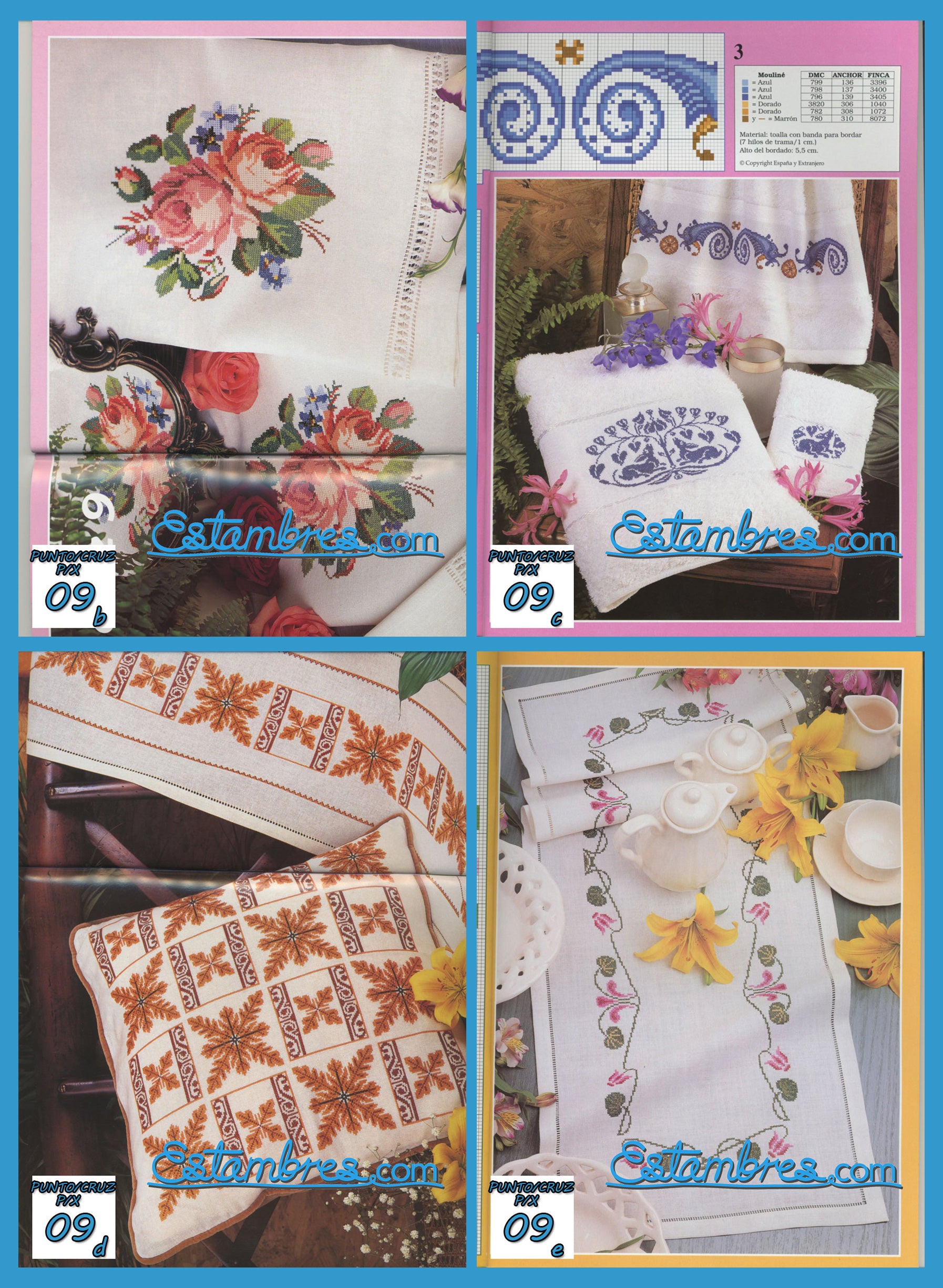 Buy Punto De Cruz No.08 embroidery Pattern Magazine by Muestras Y Motivos  Title Defaul Title Online in India 