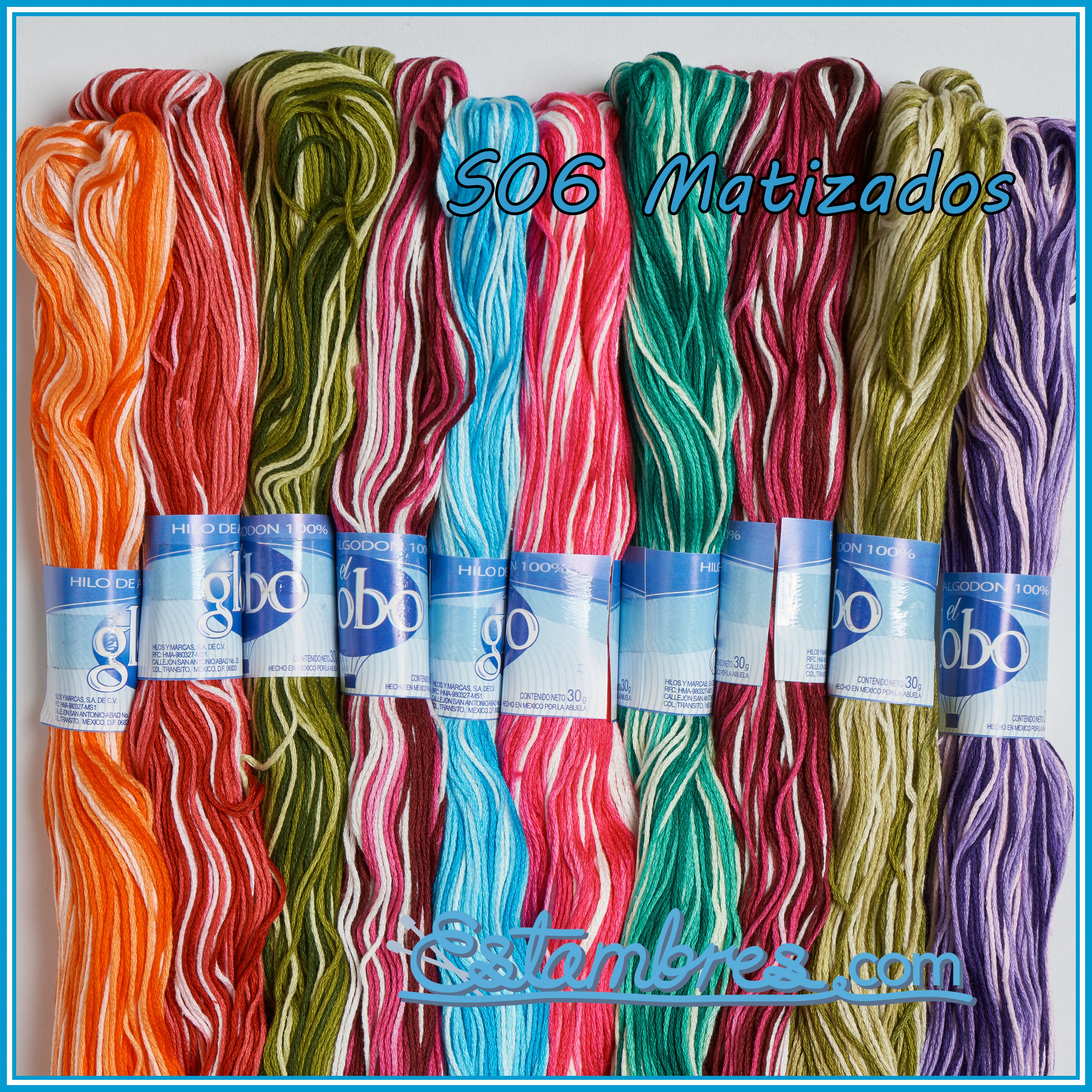 Only 16.25 usd for Hilo Vela El Globo Embroidery Thread Set - Bright Spring  Online at the Shop