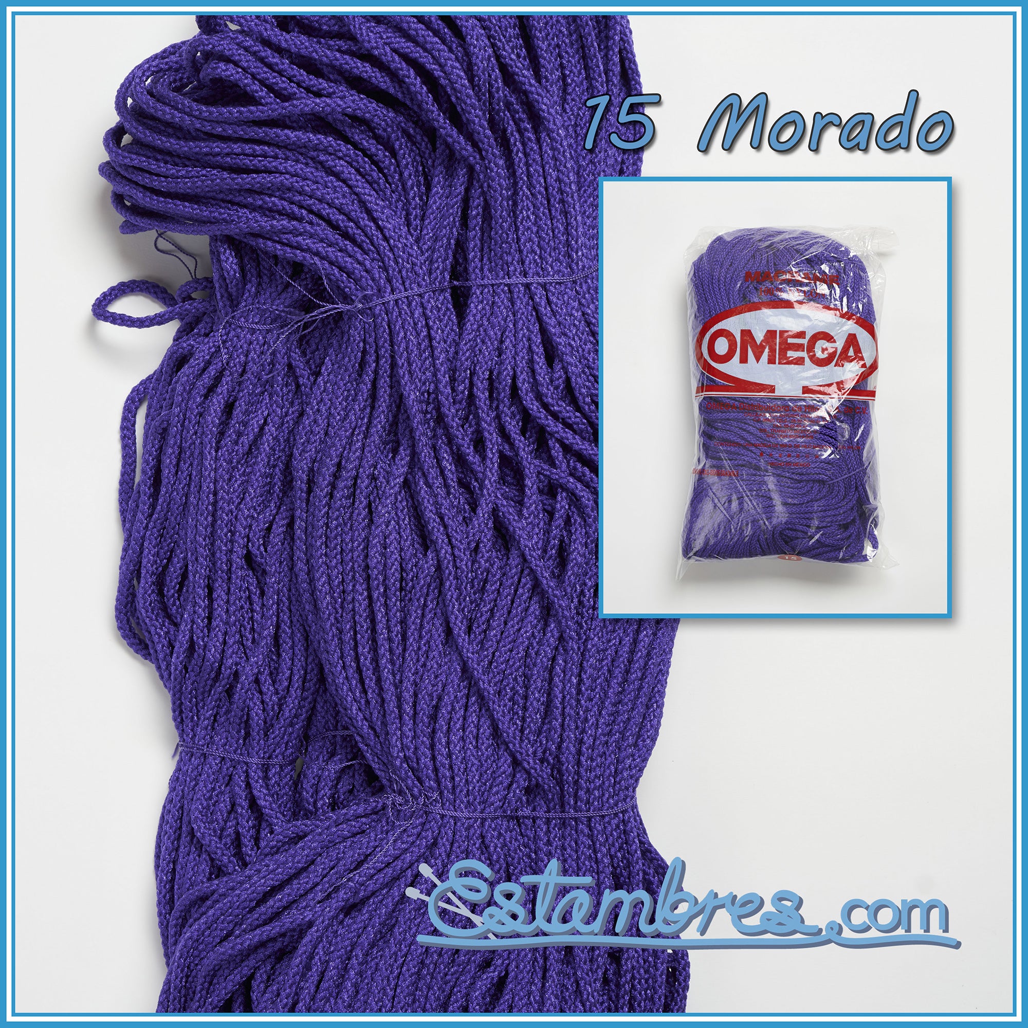 HILO MACRAME X 100GRMS MORADO 4160 - Cacharrería Bombay