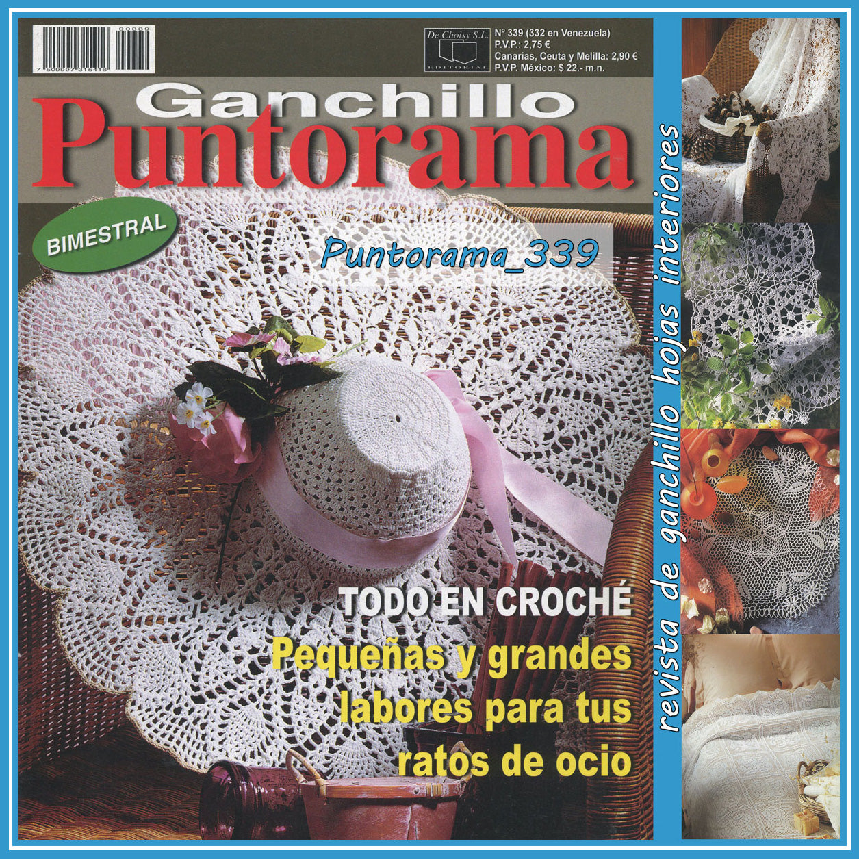 Revista para descargar Crochet Verano  Revista de ganchillo, Ribete de  ganchillo, Croché
