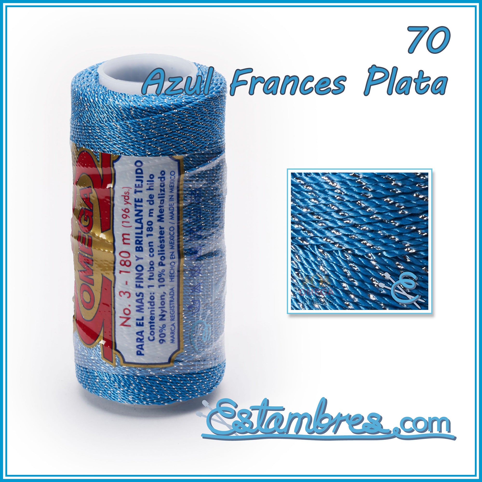 NYLON NO.3 [Metallic] - Estambres.com