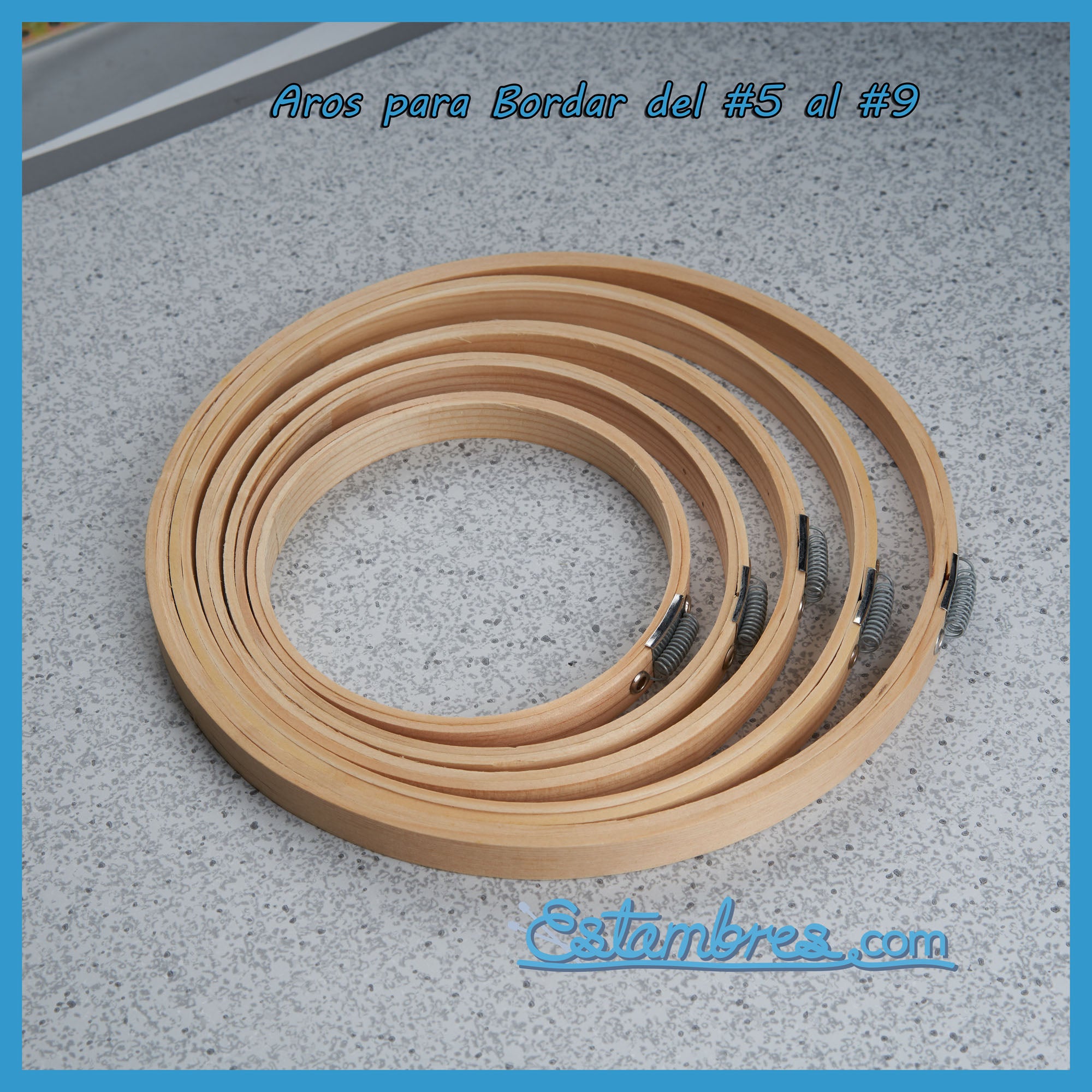 Aros de Madera para Bordar