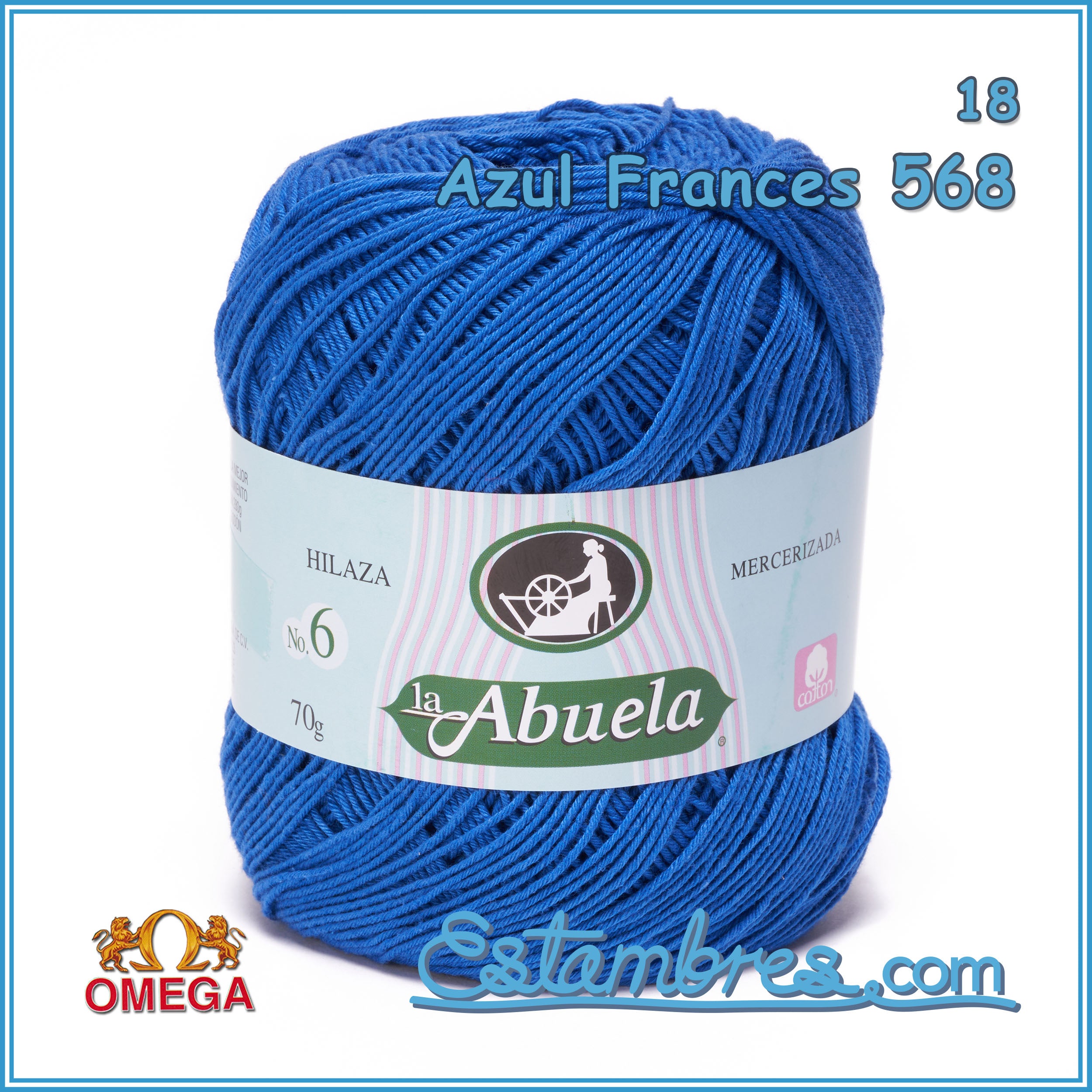 Abuela No.6,Cotton Omega 100% Mercerized Cotton Yarn, Cotton Abuela Thread  Soft