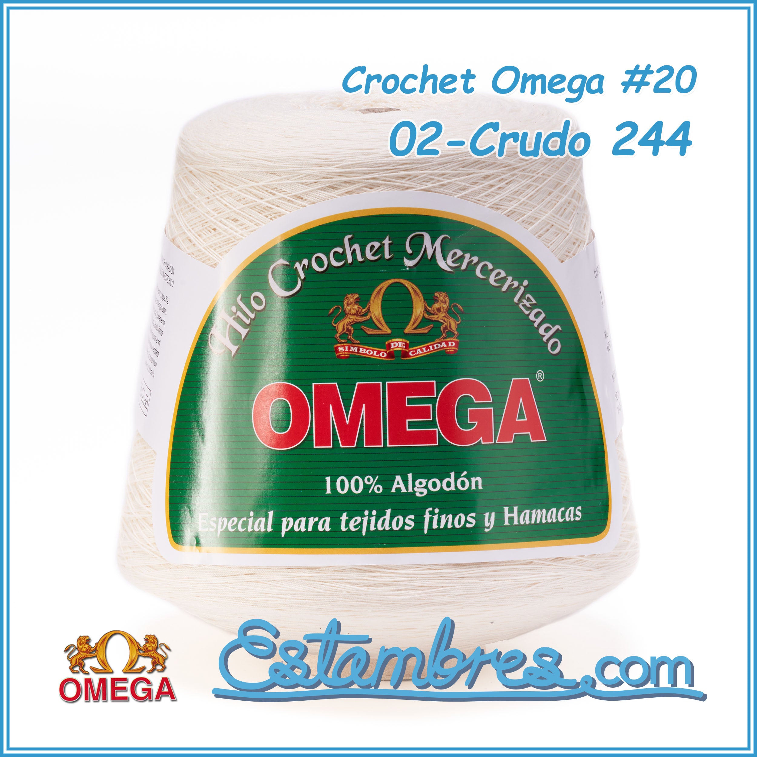 CROCHET OMEGA NO.20 [Cono 1KG]